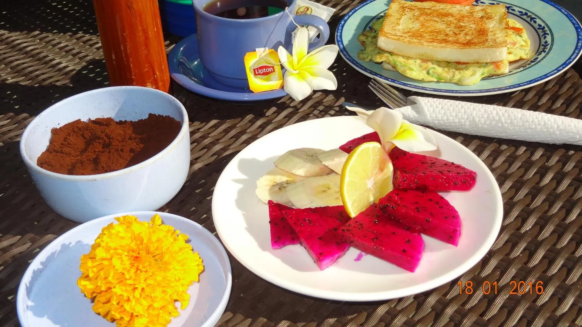 Food close-up in Kartika Bungalows