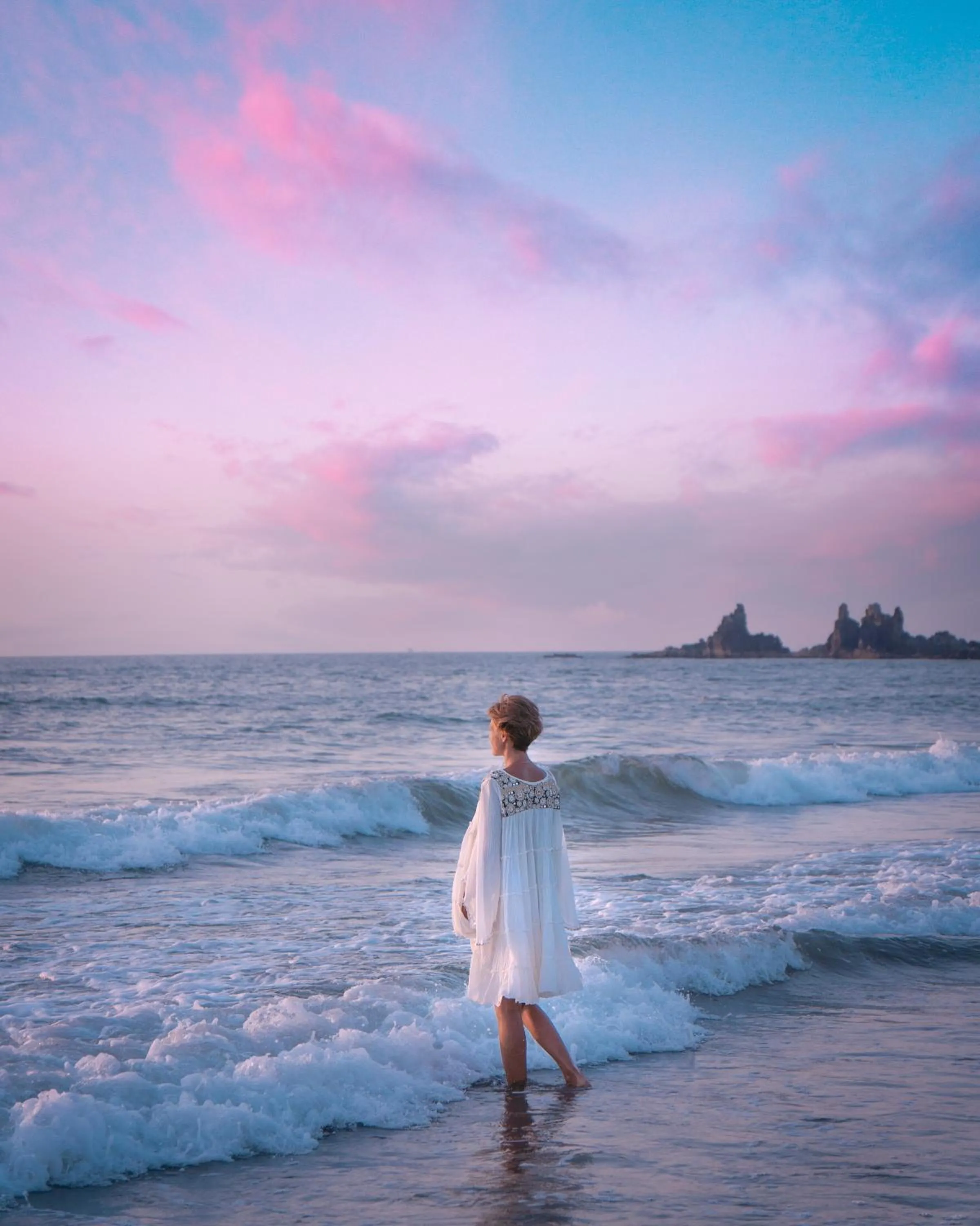 Beach in Fort Tiracol Goa