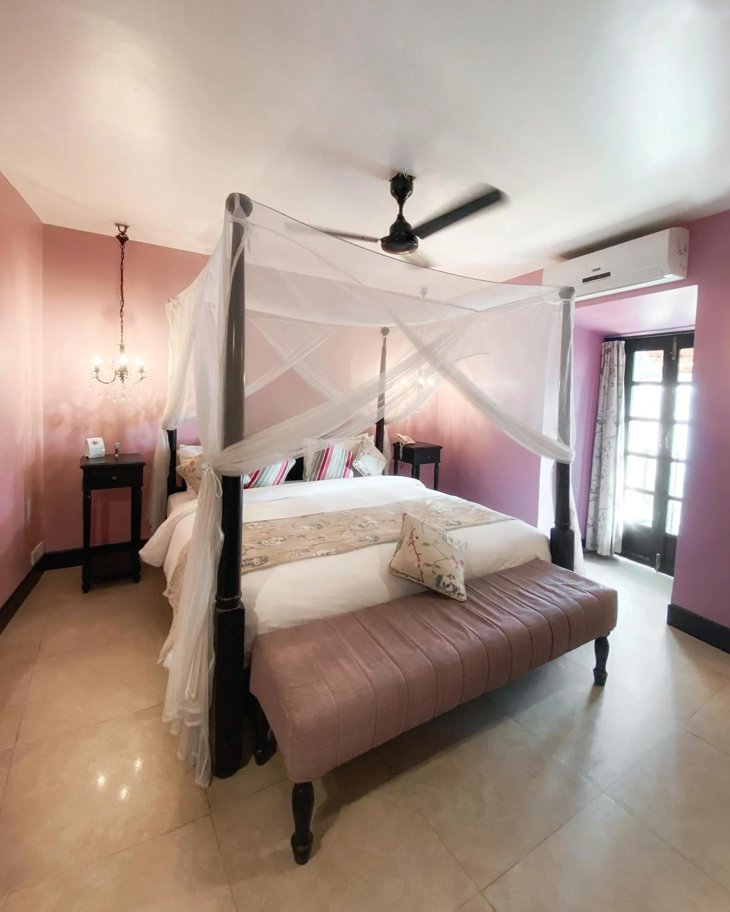 Bedroom, Bed in Fort Tiracol Goa