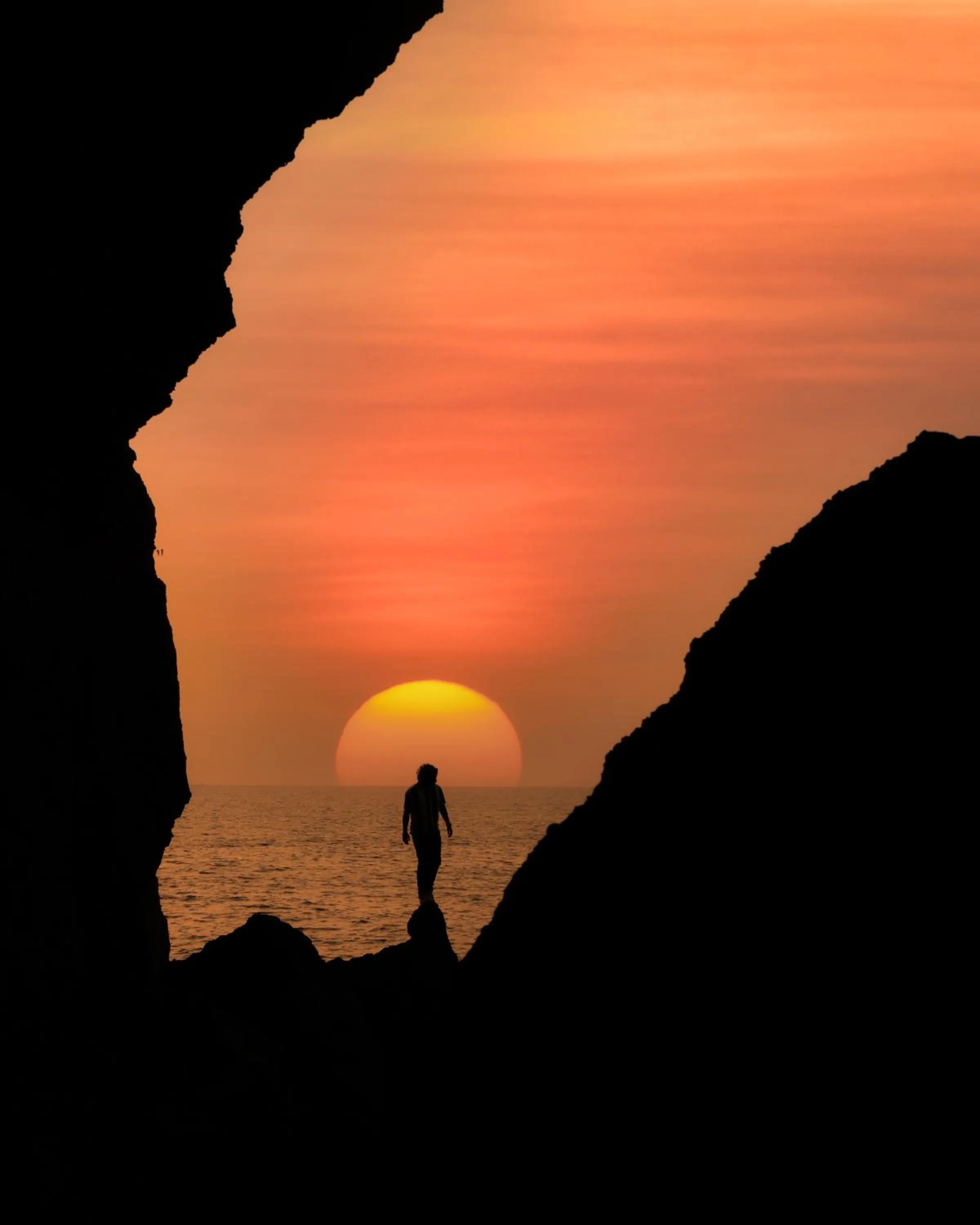 Sunset in Fort Tiracol Goa