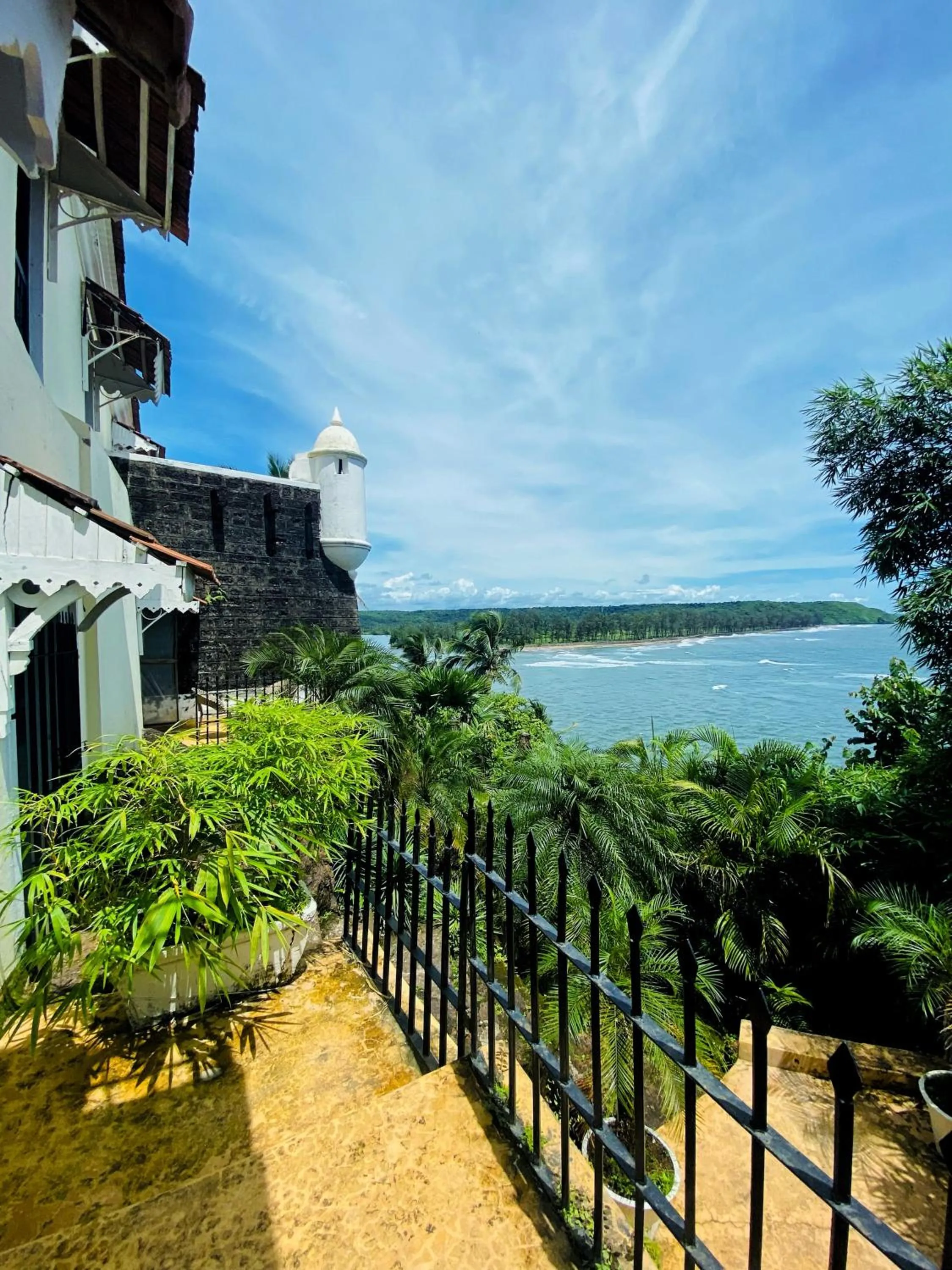 View (from property/room) in Fort Tiracol Goa