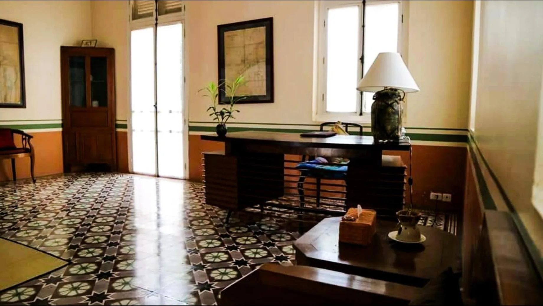 Living room in La Villa