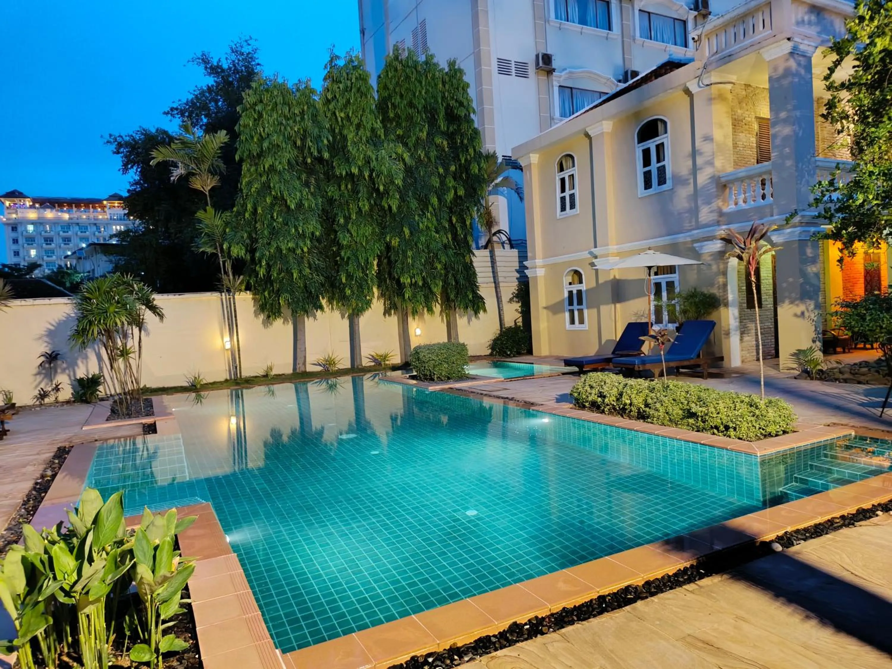 Swimming pool in La Villa
