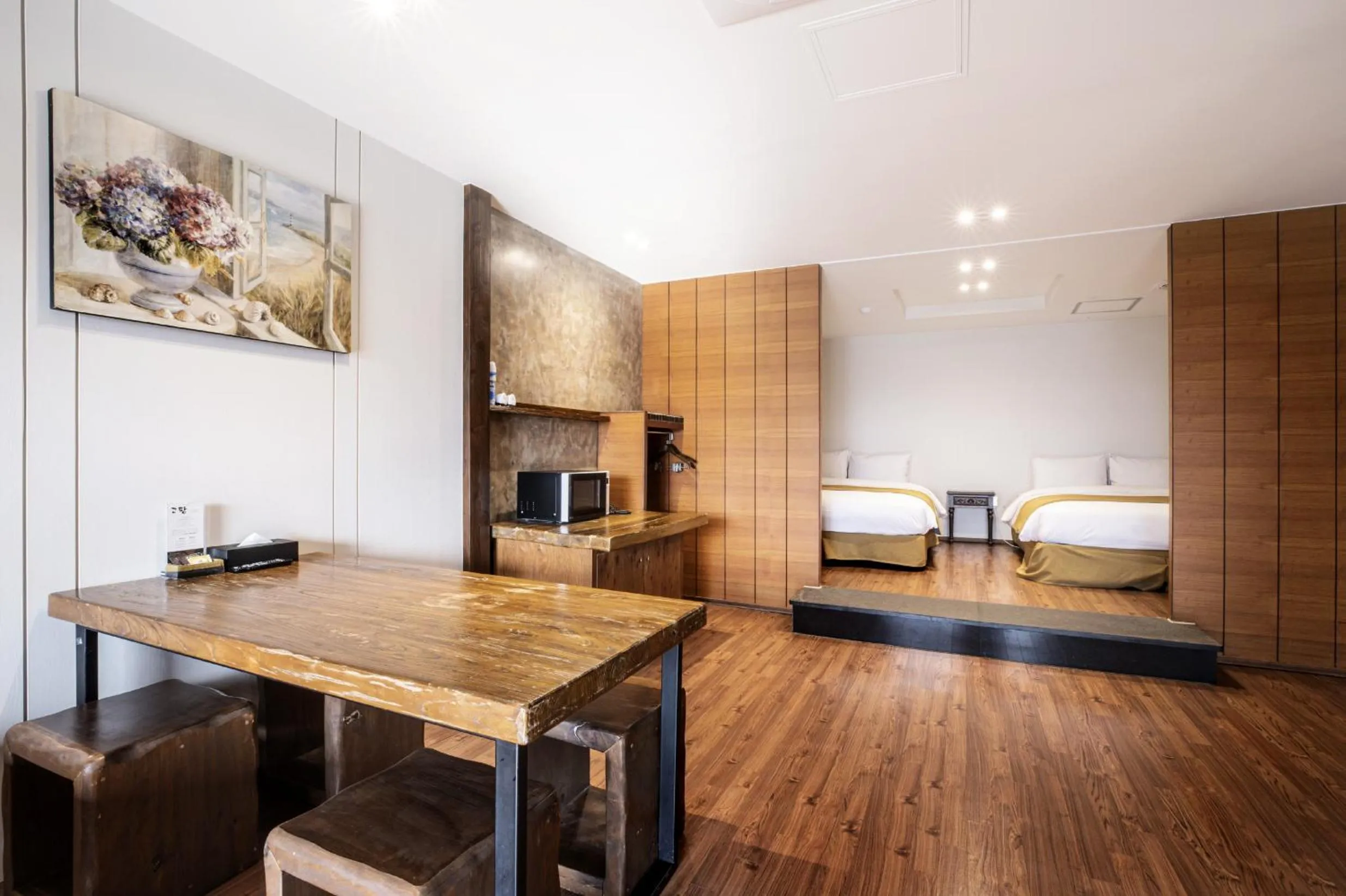 Living room, Bed in Olle Resort