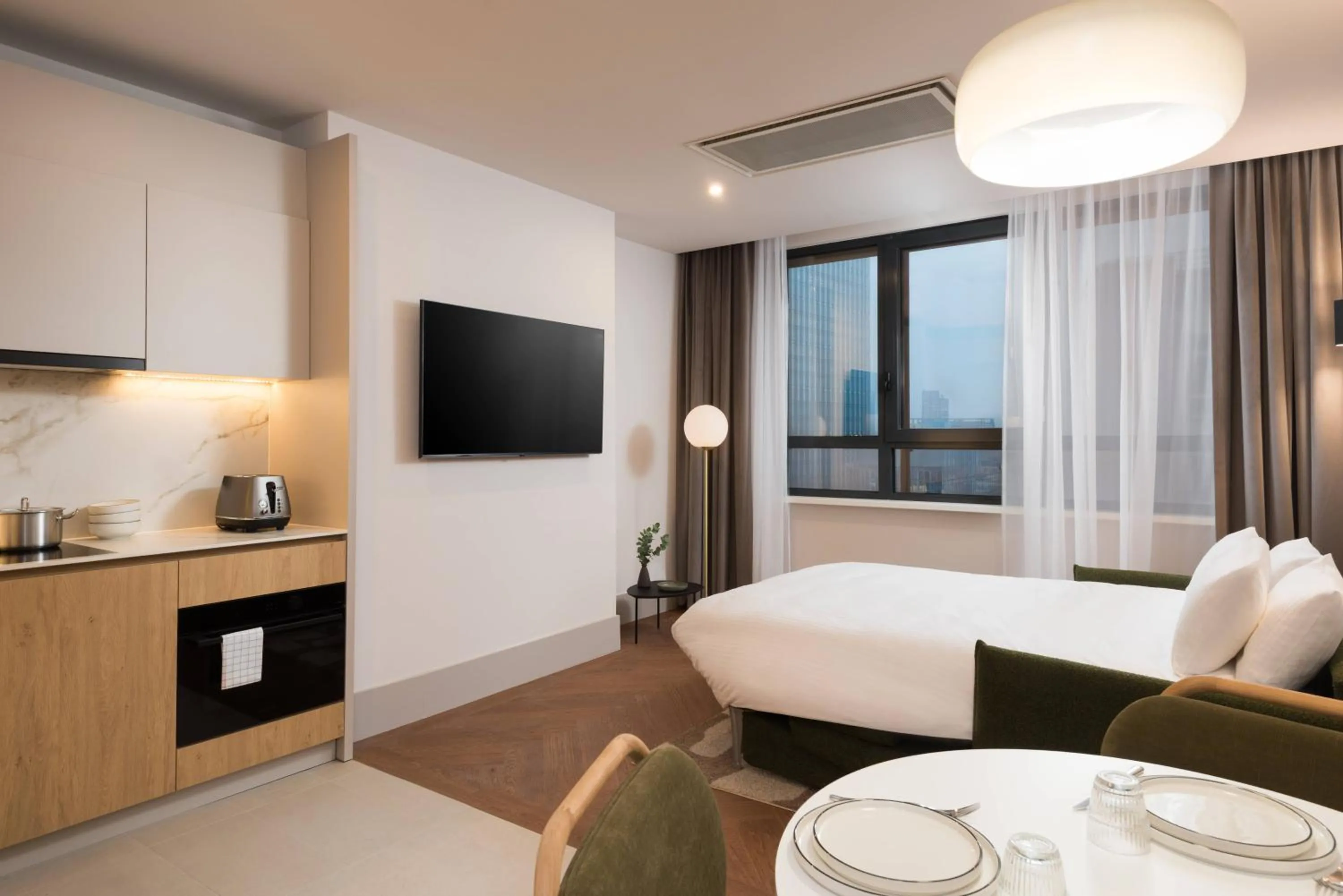 Bed in master Wola Warsaw