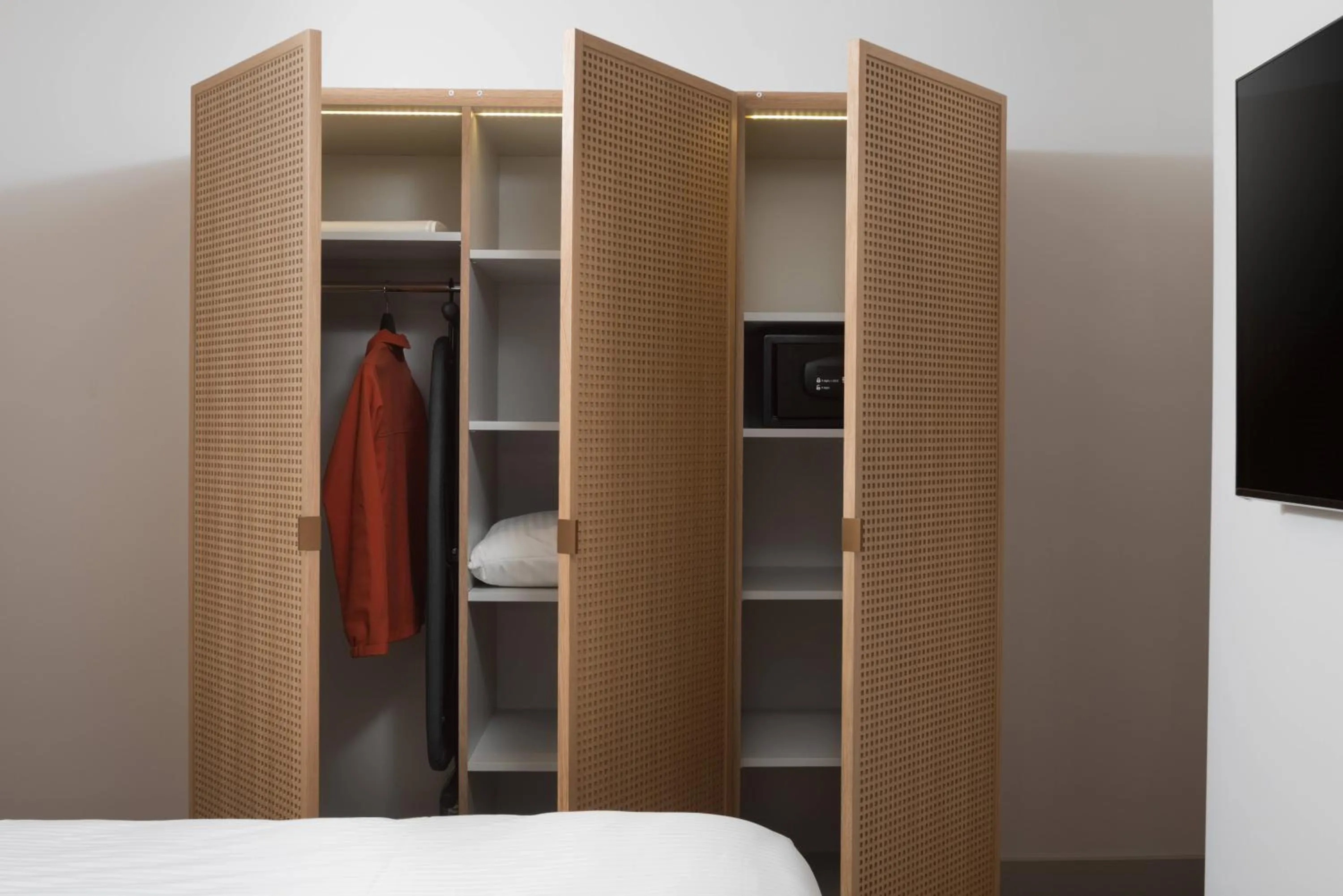 wardrobe, Bed in master Wola Warsaw