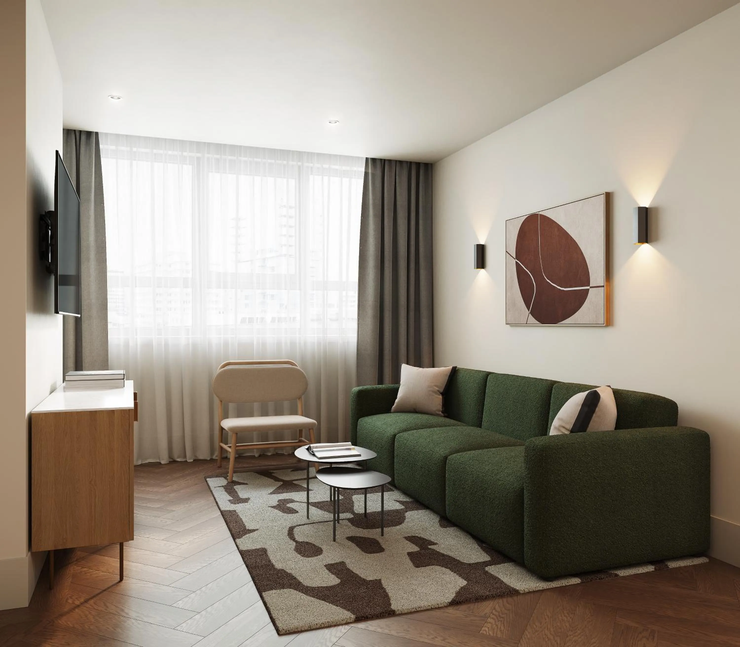 Living room in master Wola Warsaw