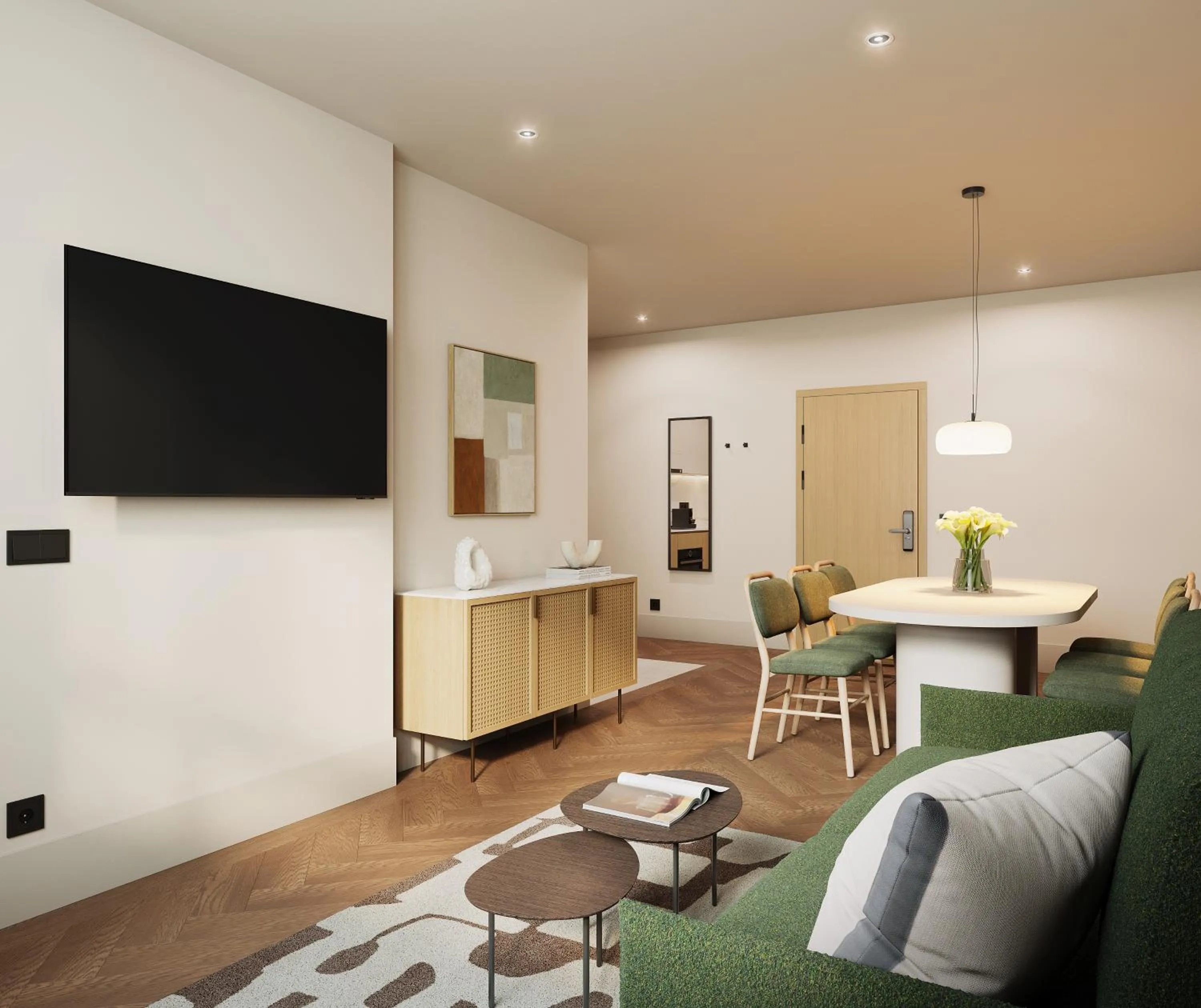 Living room in master Wola Warsaw