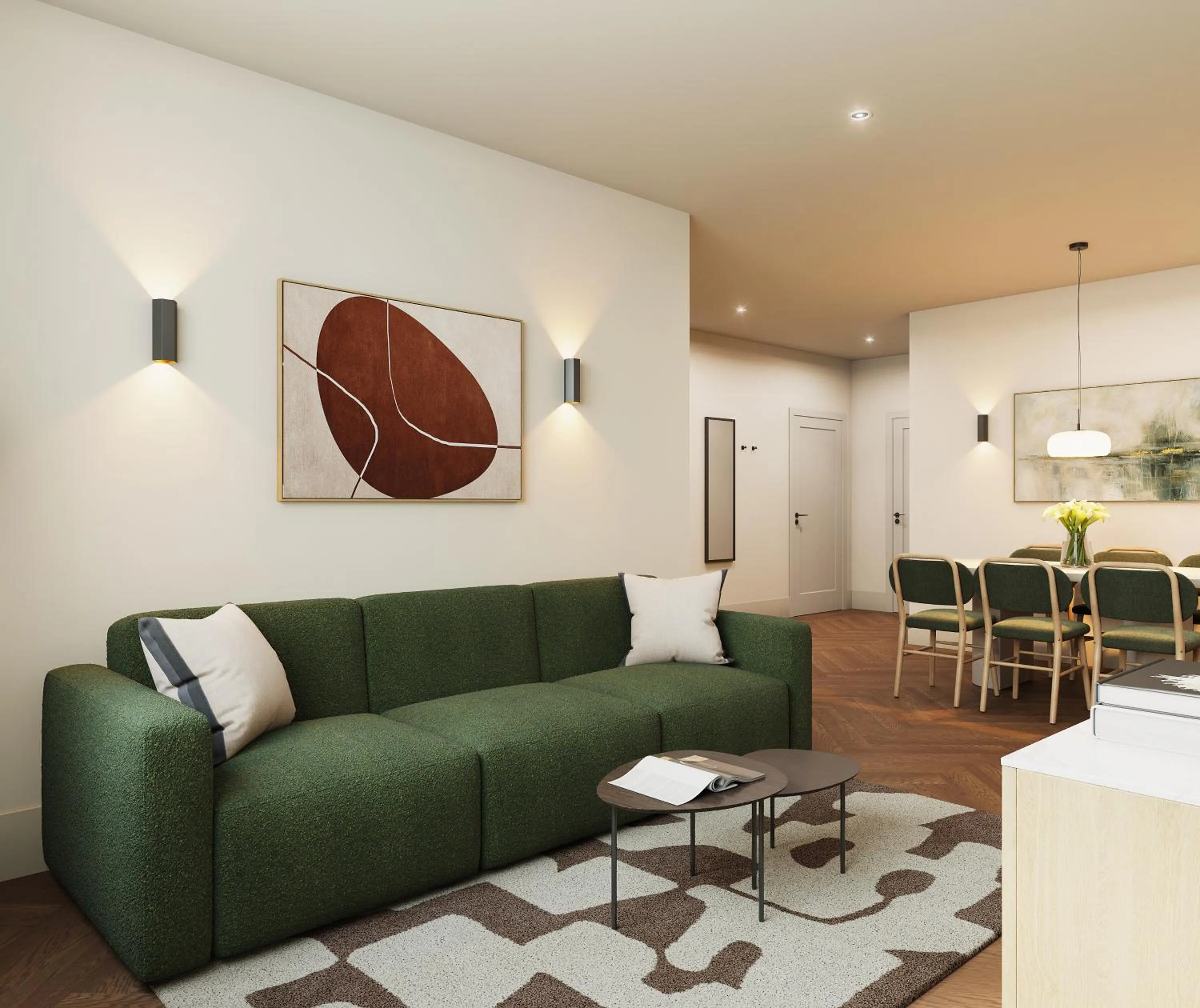 Living room in master Wola Warsaw