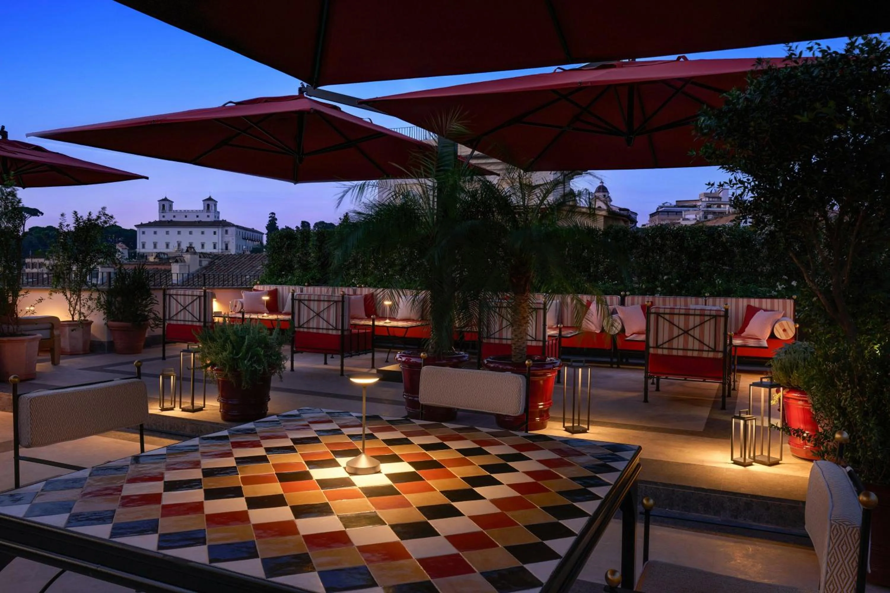 Balcony/Terrace in Hotel d’Inghilterra Roma – Starhotels Collezione