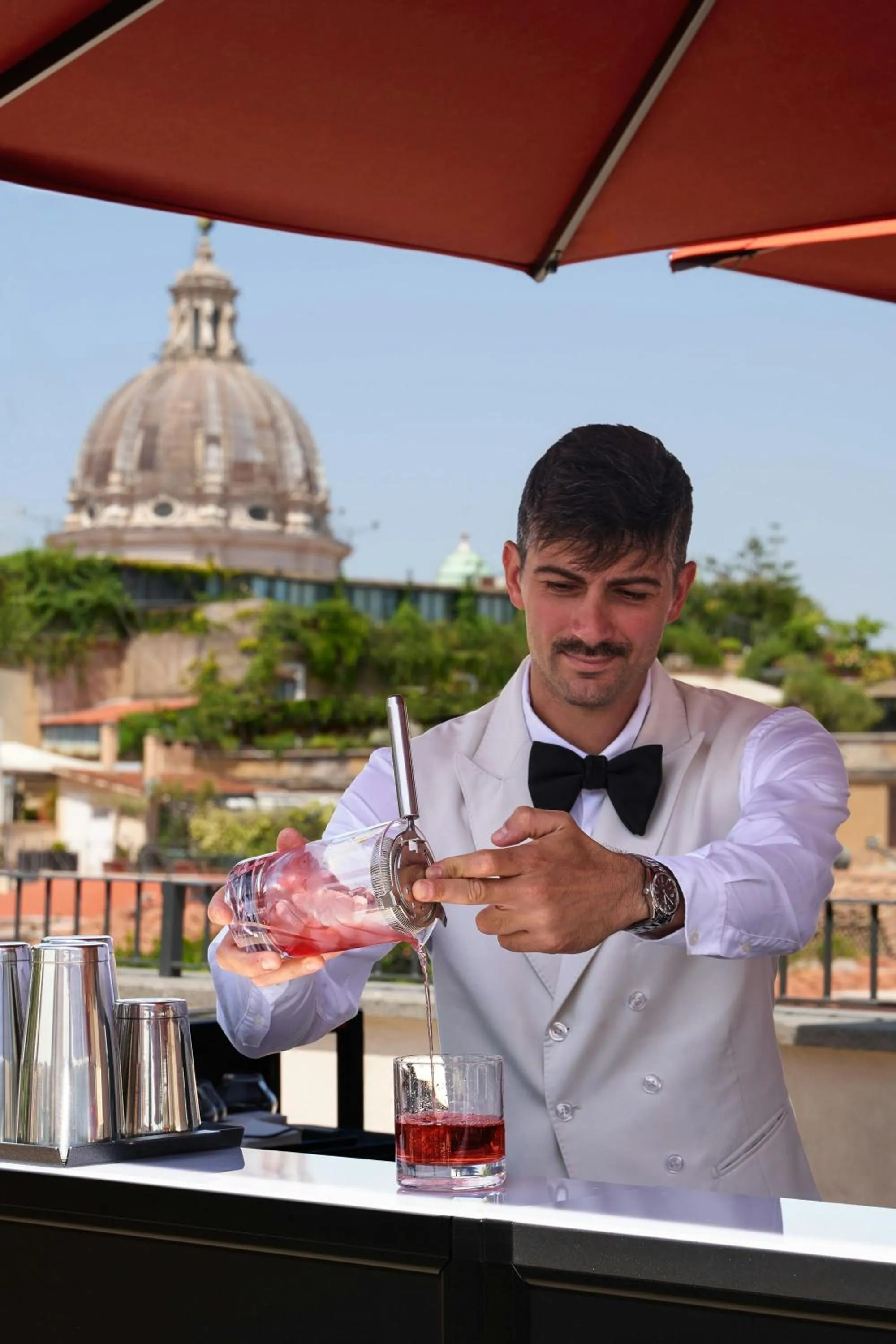 Lounge or bar in Hotel d’Inghilterra Roma – Starhotels Collezione