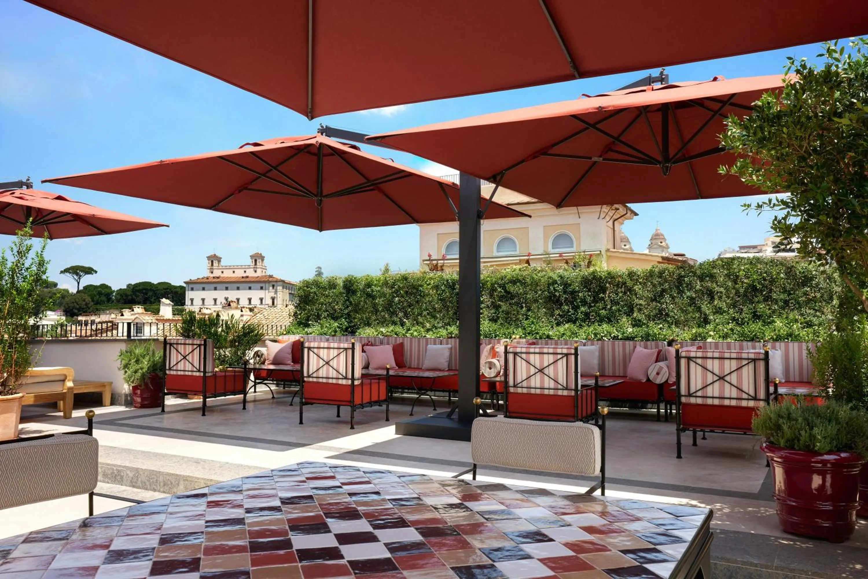 Balcony/Terrace in Hotel d’Inghilterra Roma – Starhotels Collezione