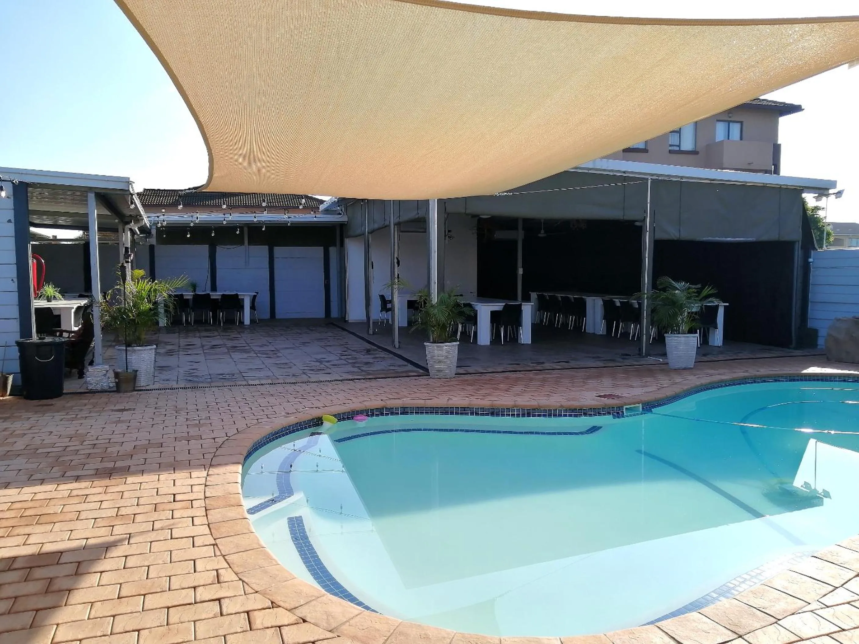 Pool view in Seagull Lodge