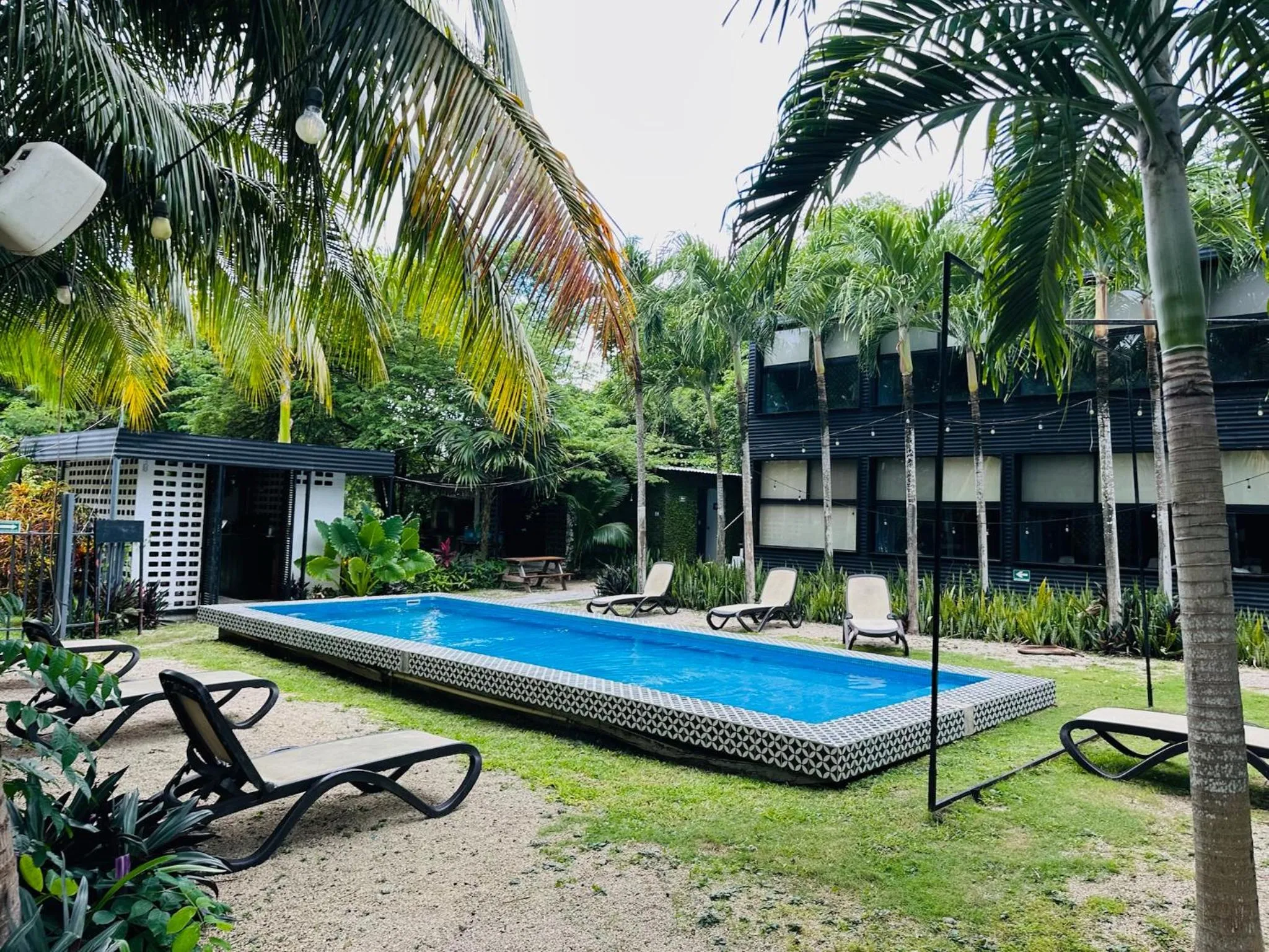 Swimming pool in Bacalar 102 Hotel
