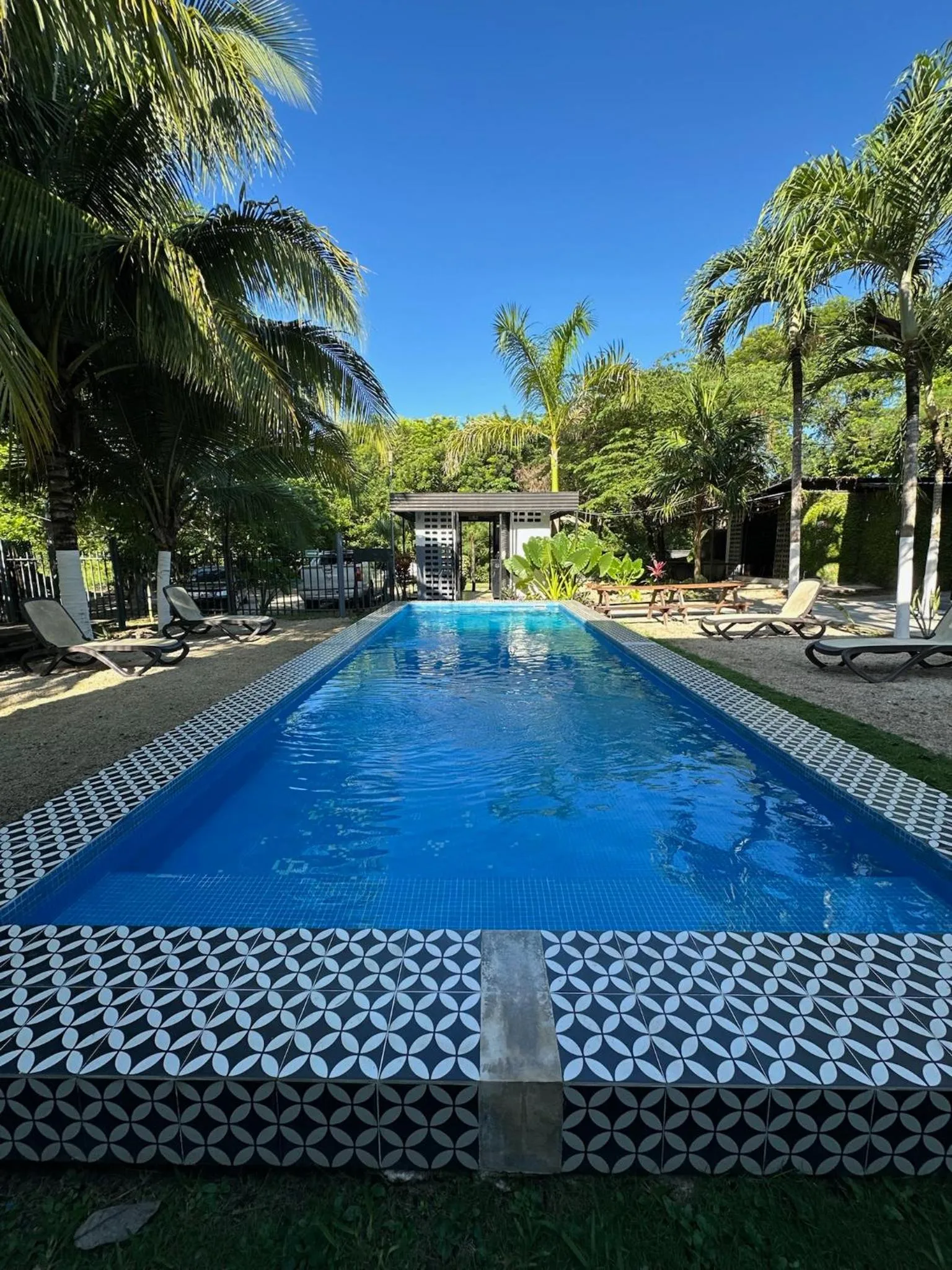 Swimming pool in Bacalar 102 Hotel