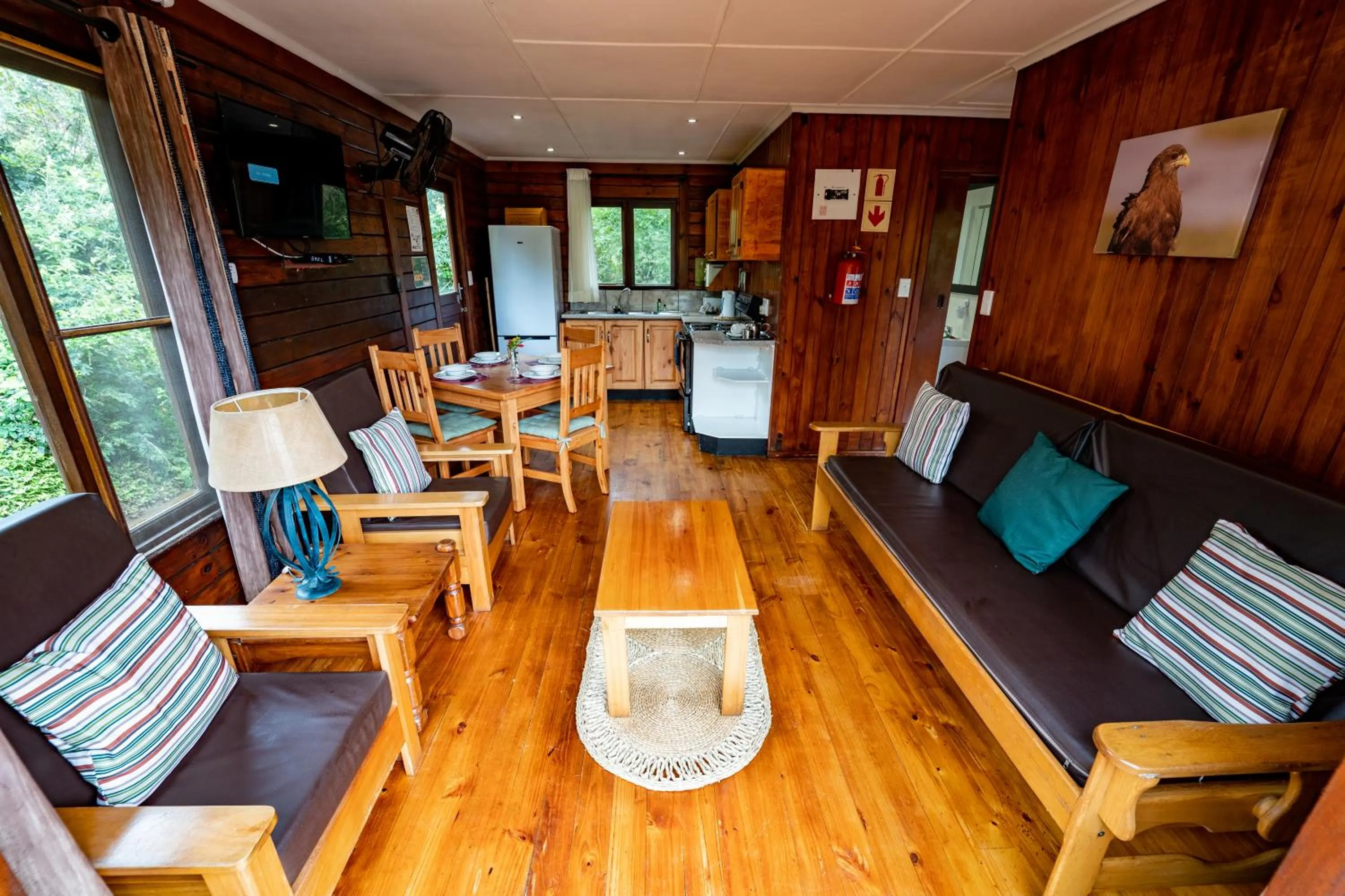 Seating area in Mtunzini Forest Lodge Self Catering Resort