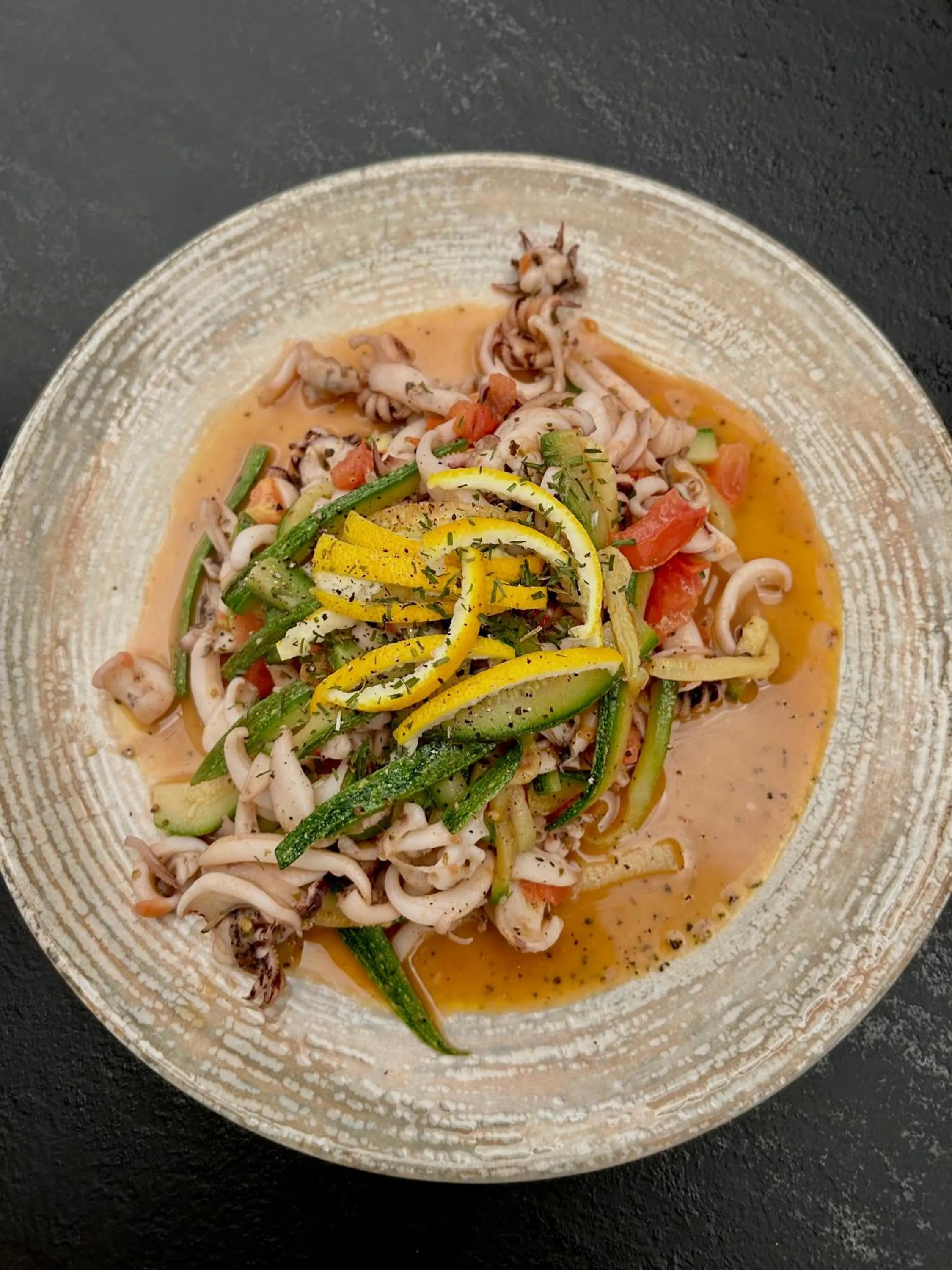 Food in La Caravella