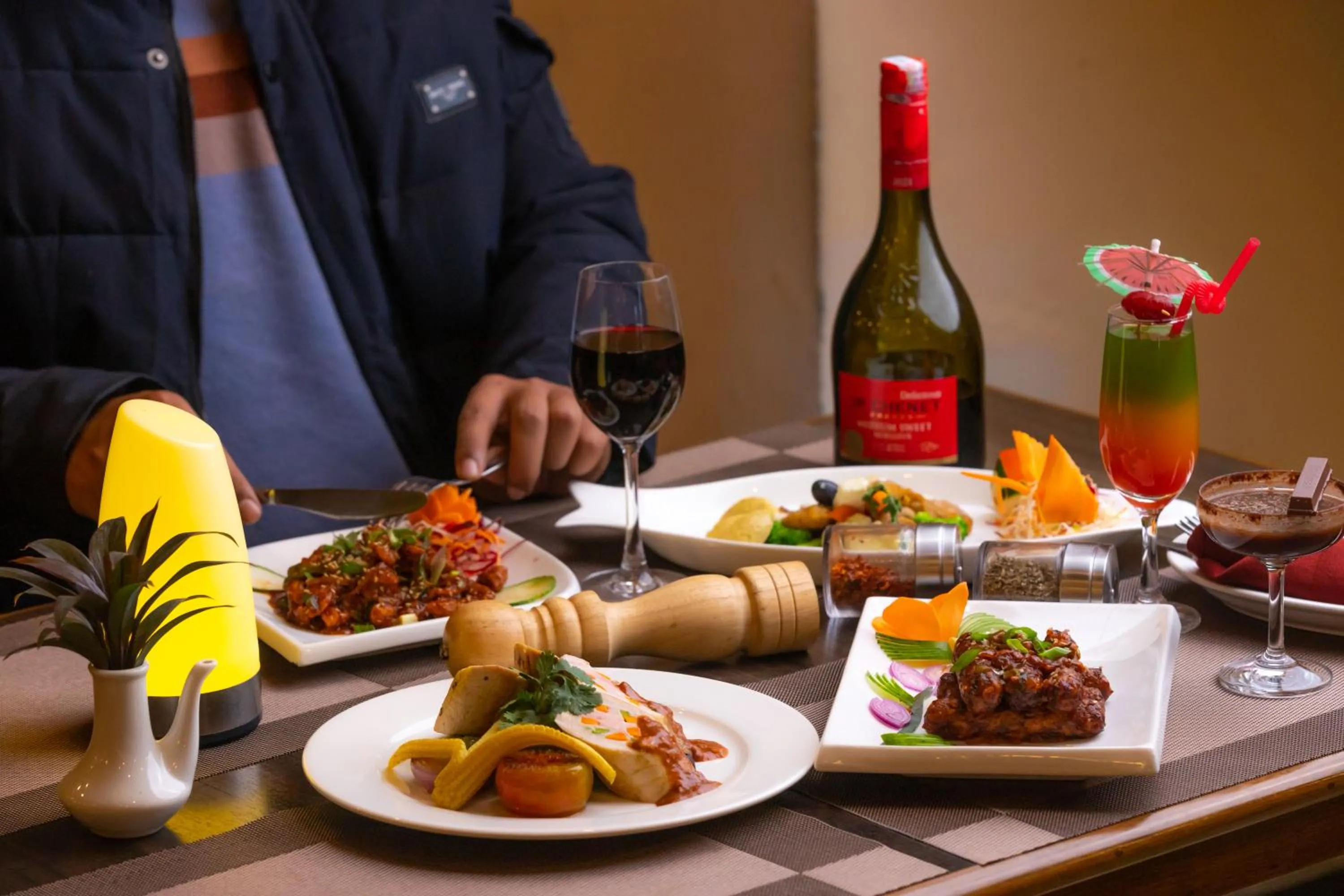 Food close-up in Dreamland Gold Resort & Hotel