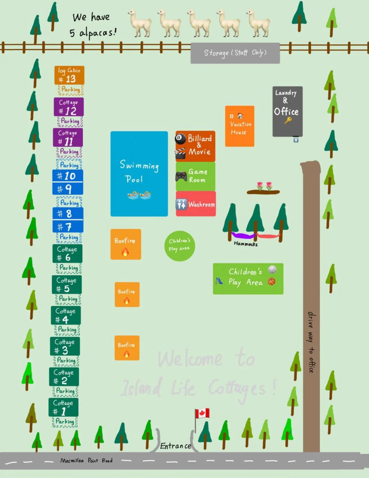 Property building in Island Life Cottages