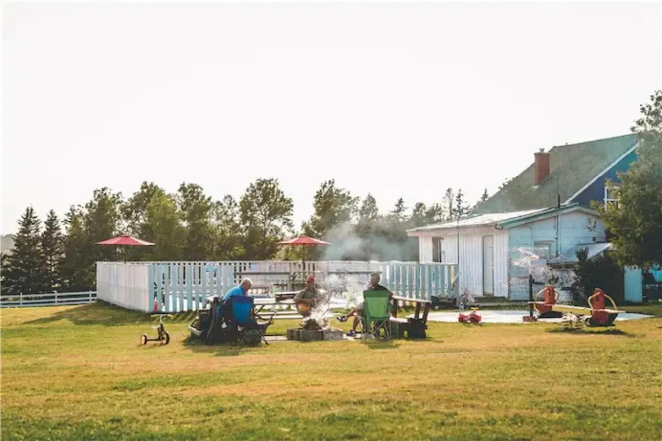 Swimming pool in Island Life Cottages
