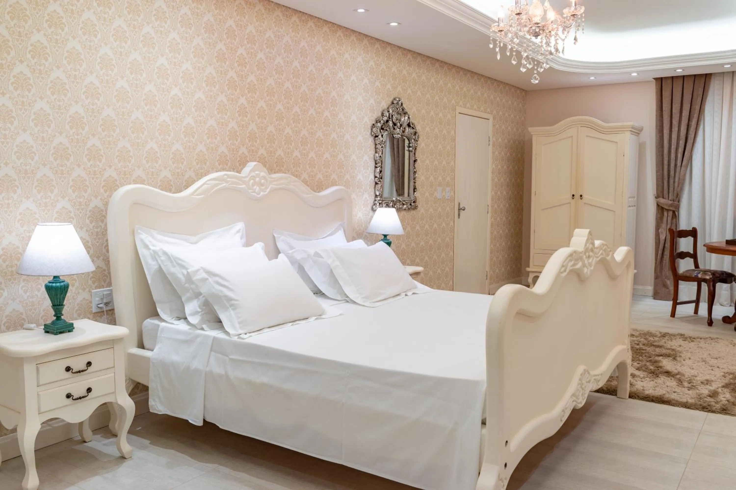 Bed in BellaMinas Pousada