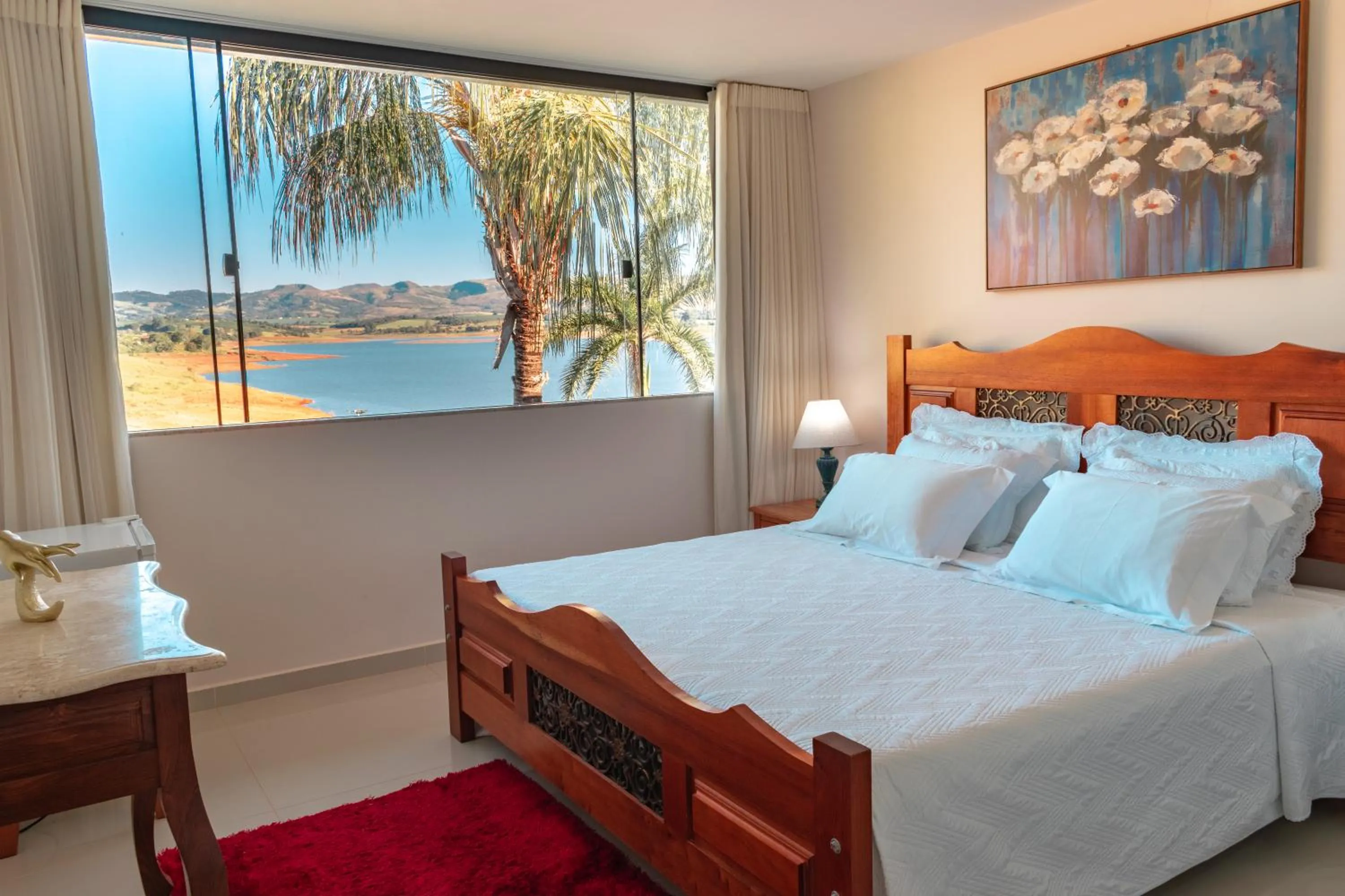 Bed in BellaMinas Pousada