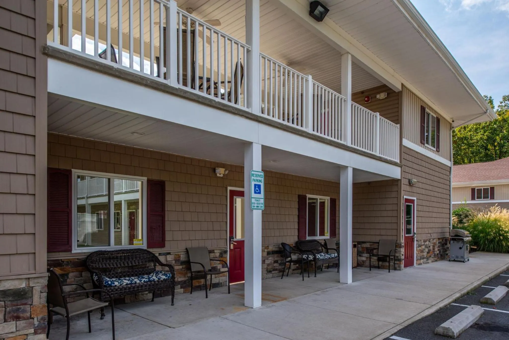 Balcony/Terrace in Affordable Suites of America Stafford Quantico