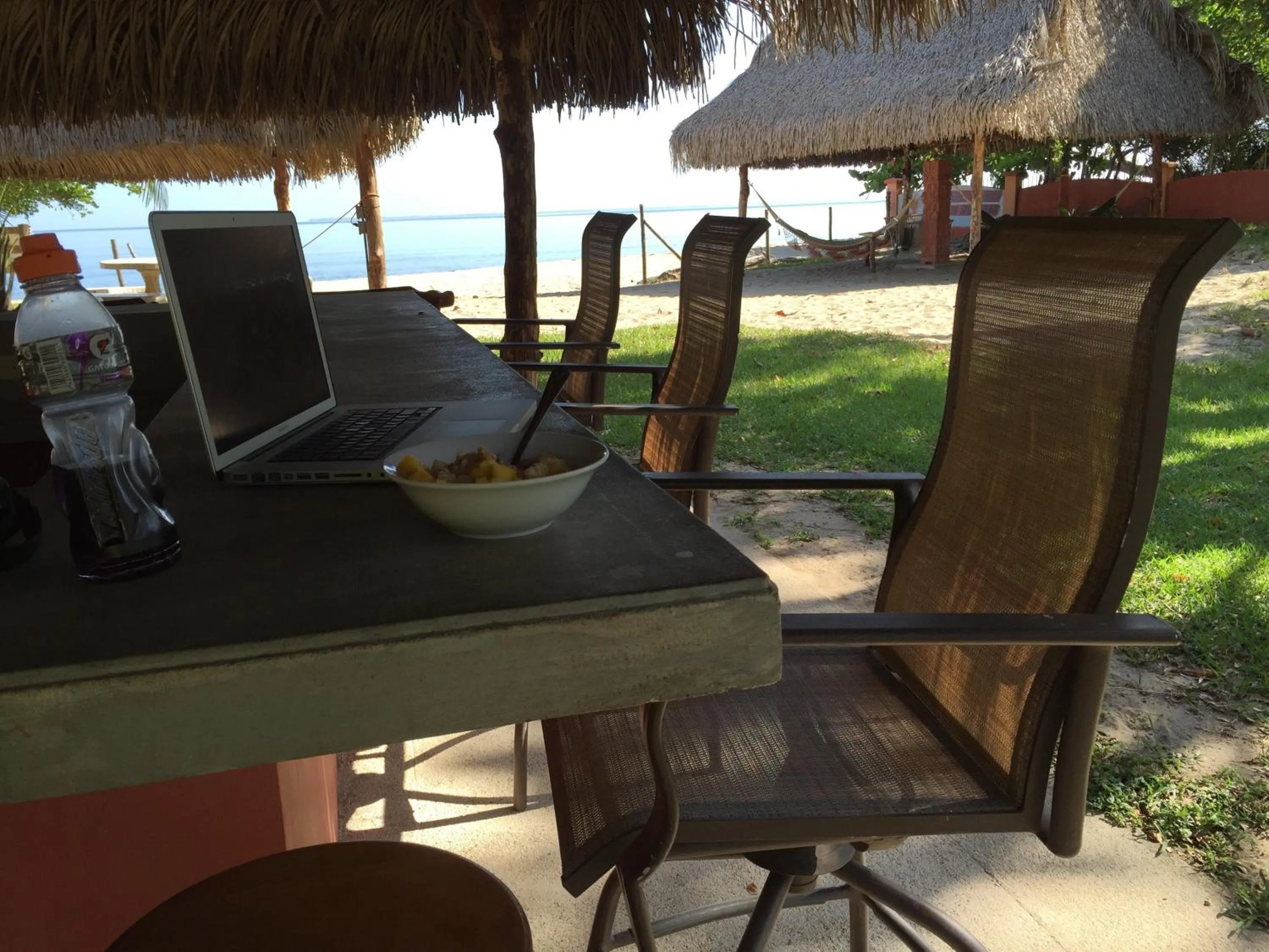 Patio in Tranquility Bay Beach Retreat