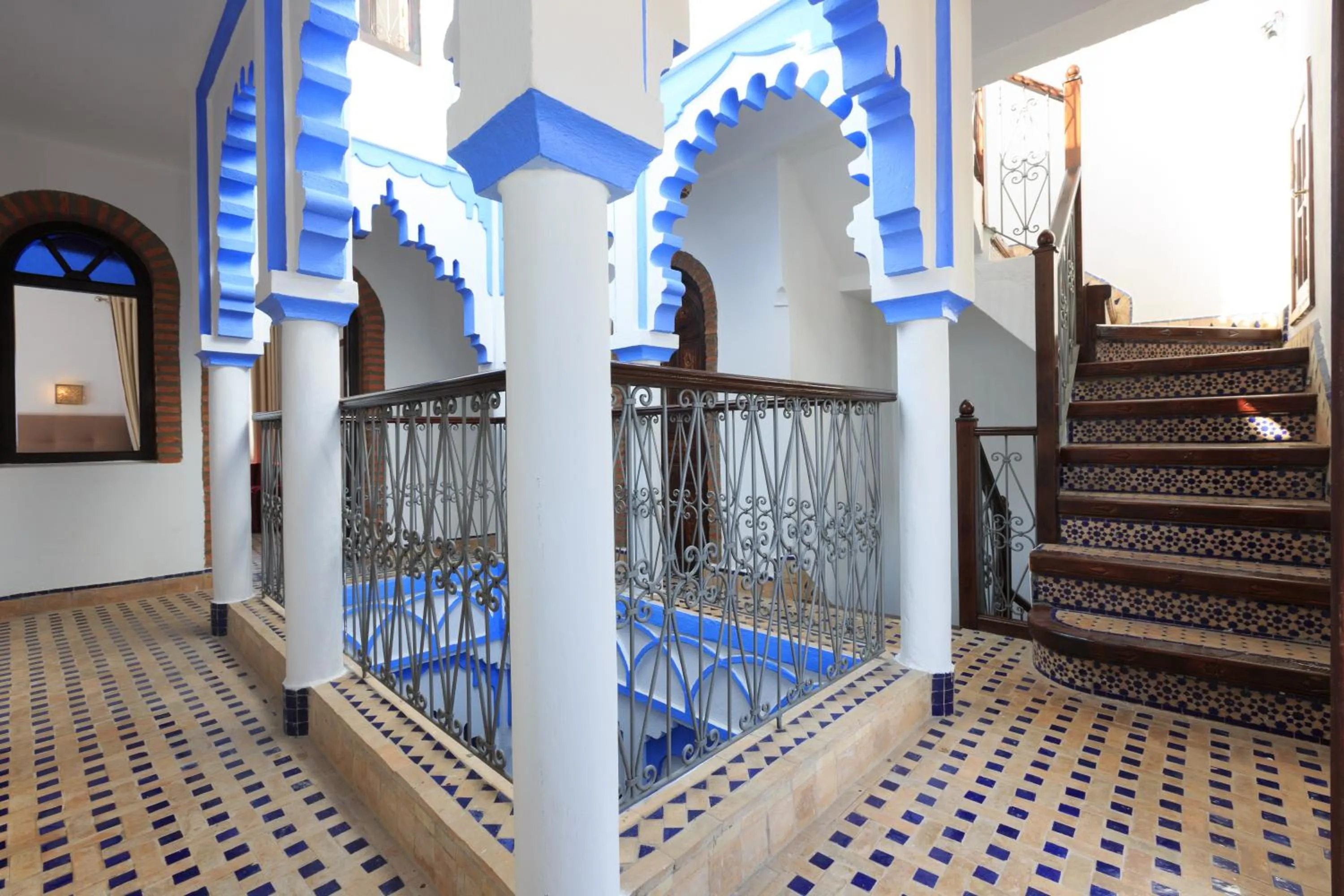 Decorative detail in Riad Zaitouna Chaouen