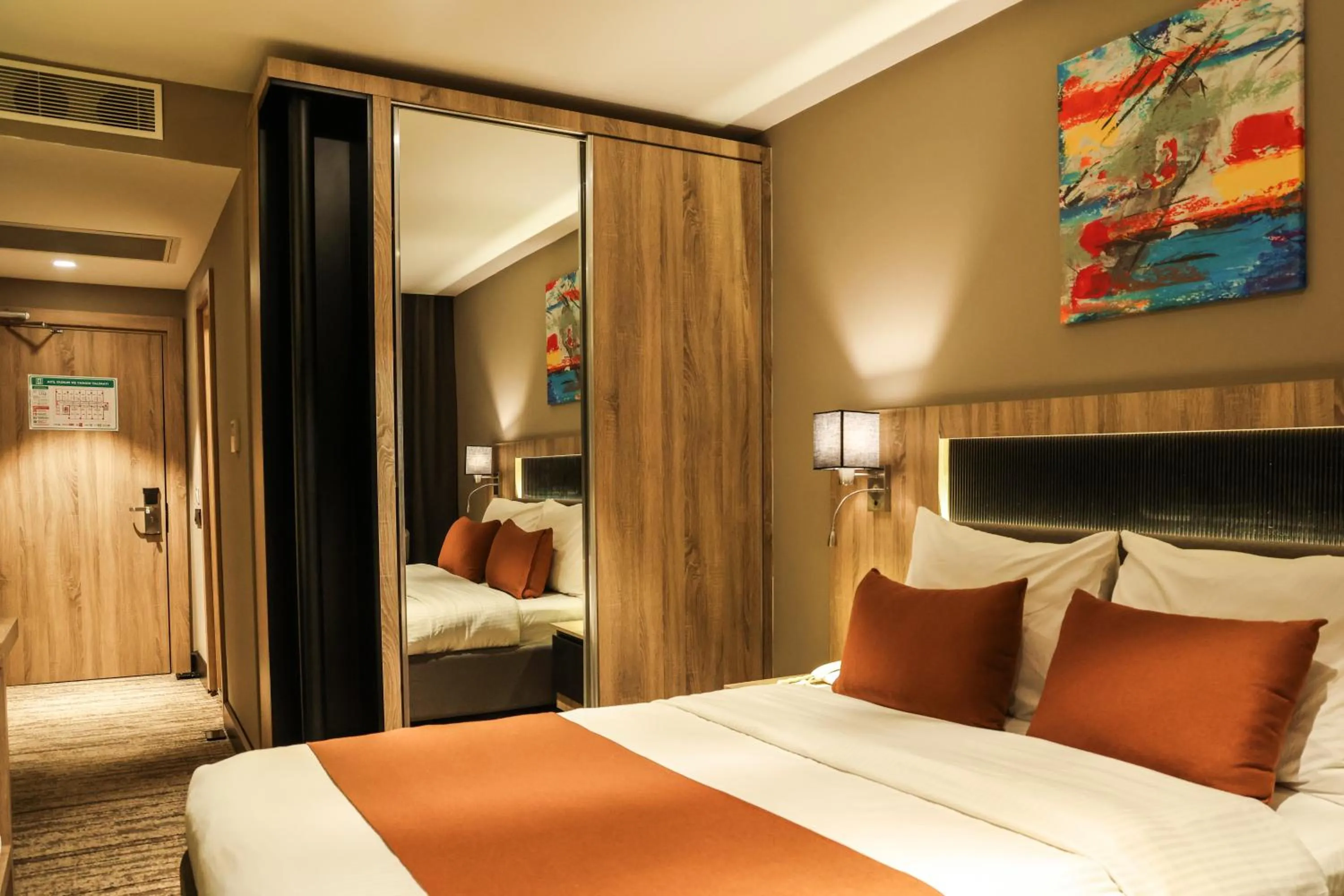 Bed in Continent Hotel Kahramanmaraş