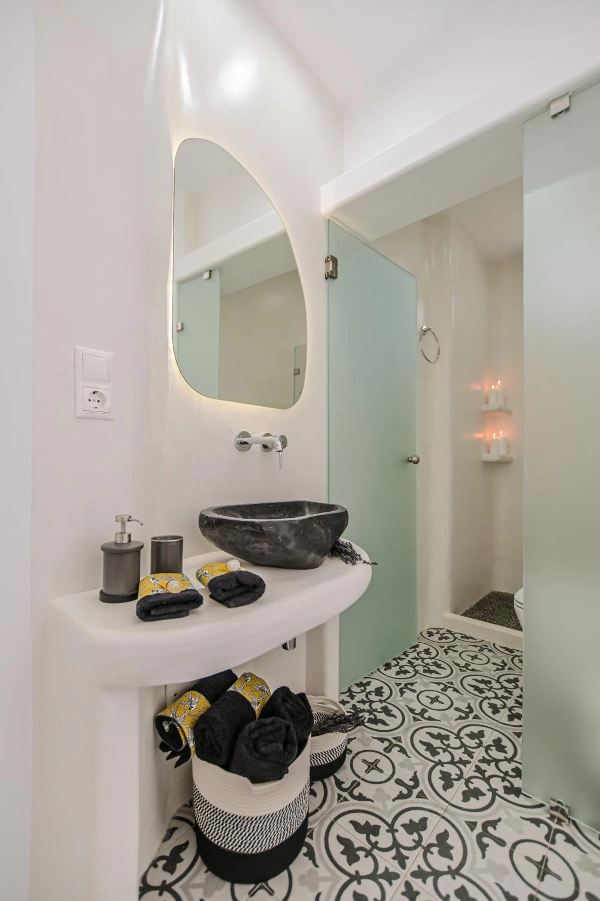 Bathroom in Naxos Dream Oniro Studios - Adults Only