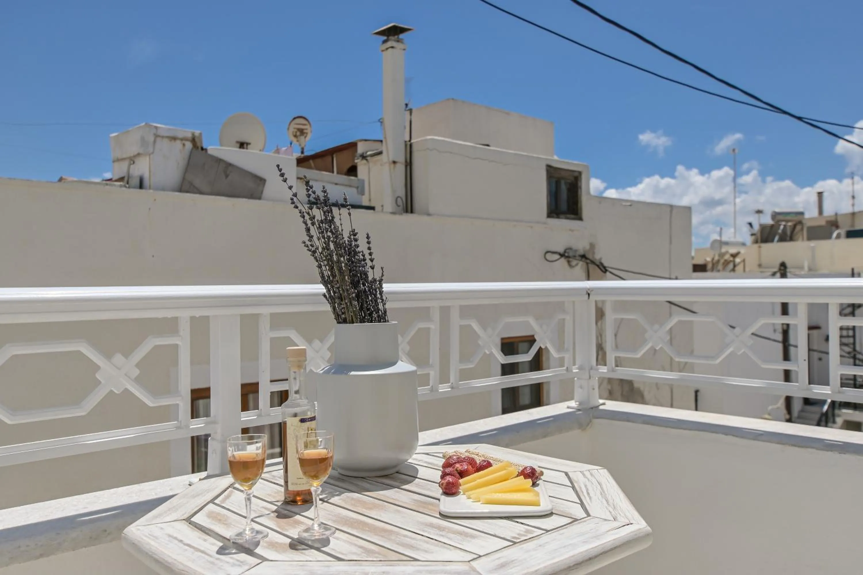 Balcony/Terrace in Naxos Dream Oniro Studios - Adults Only