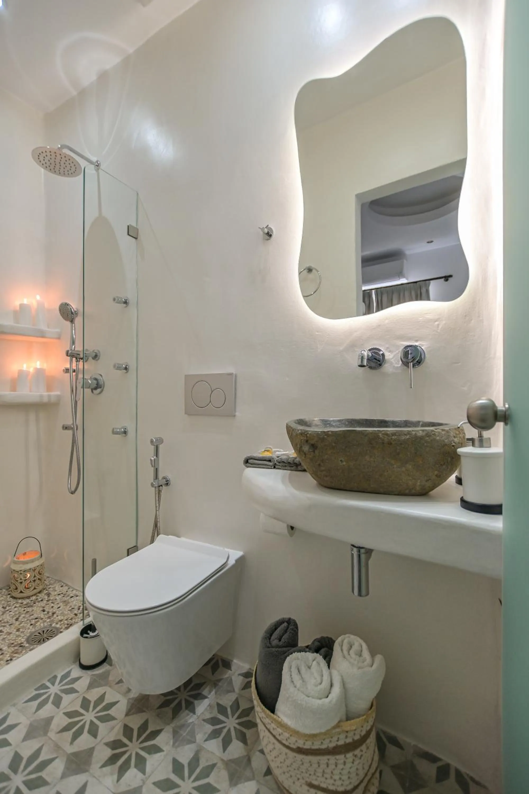 Bathroom in Naxos Dream Oniro Studios - Adults Only