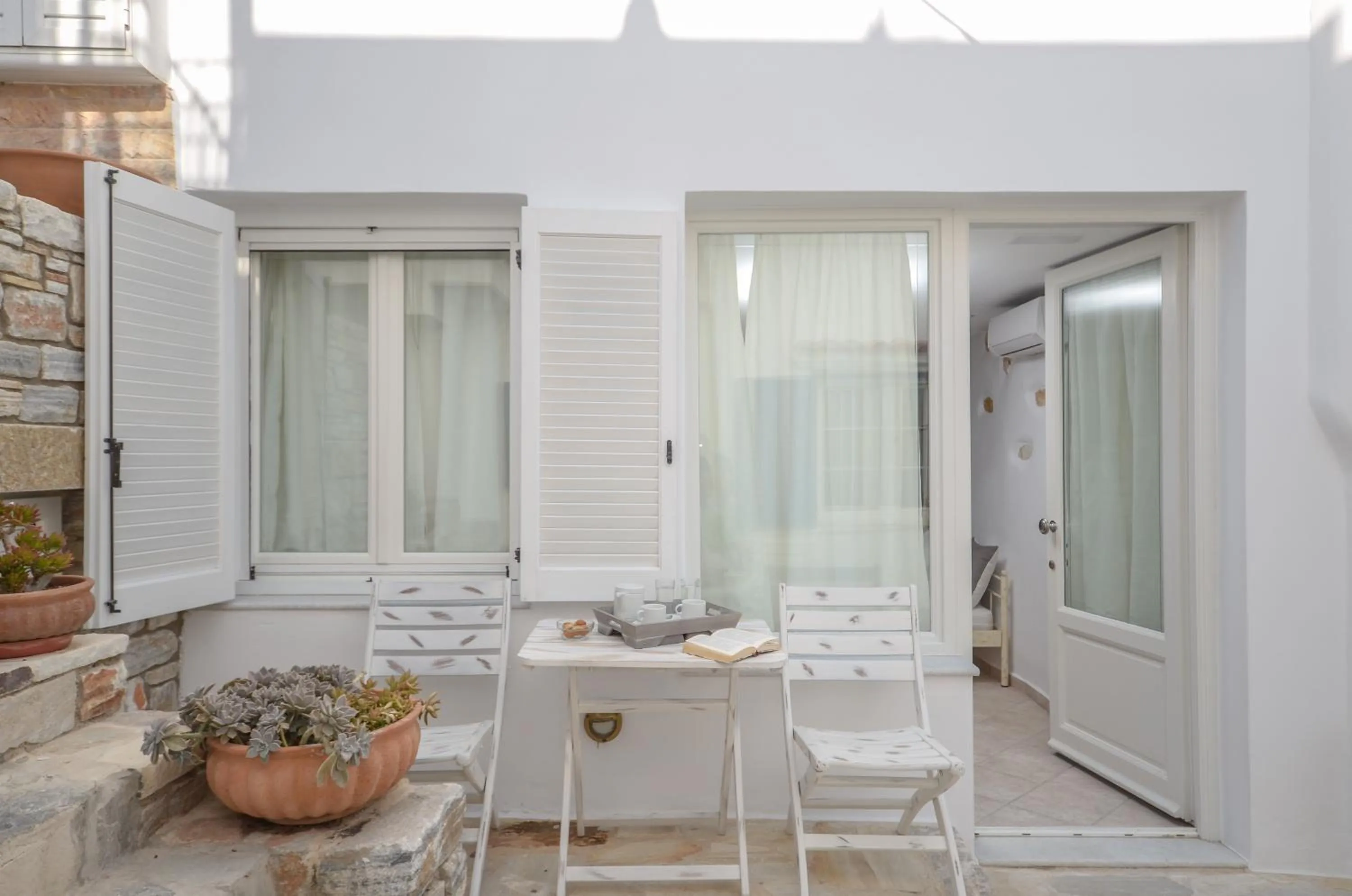 Balcony/Terrace in Naxos Dream Oniro Studios - Adults Only
