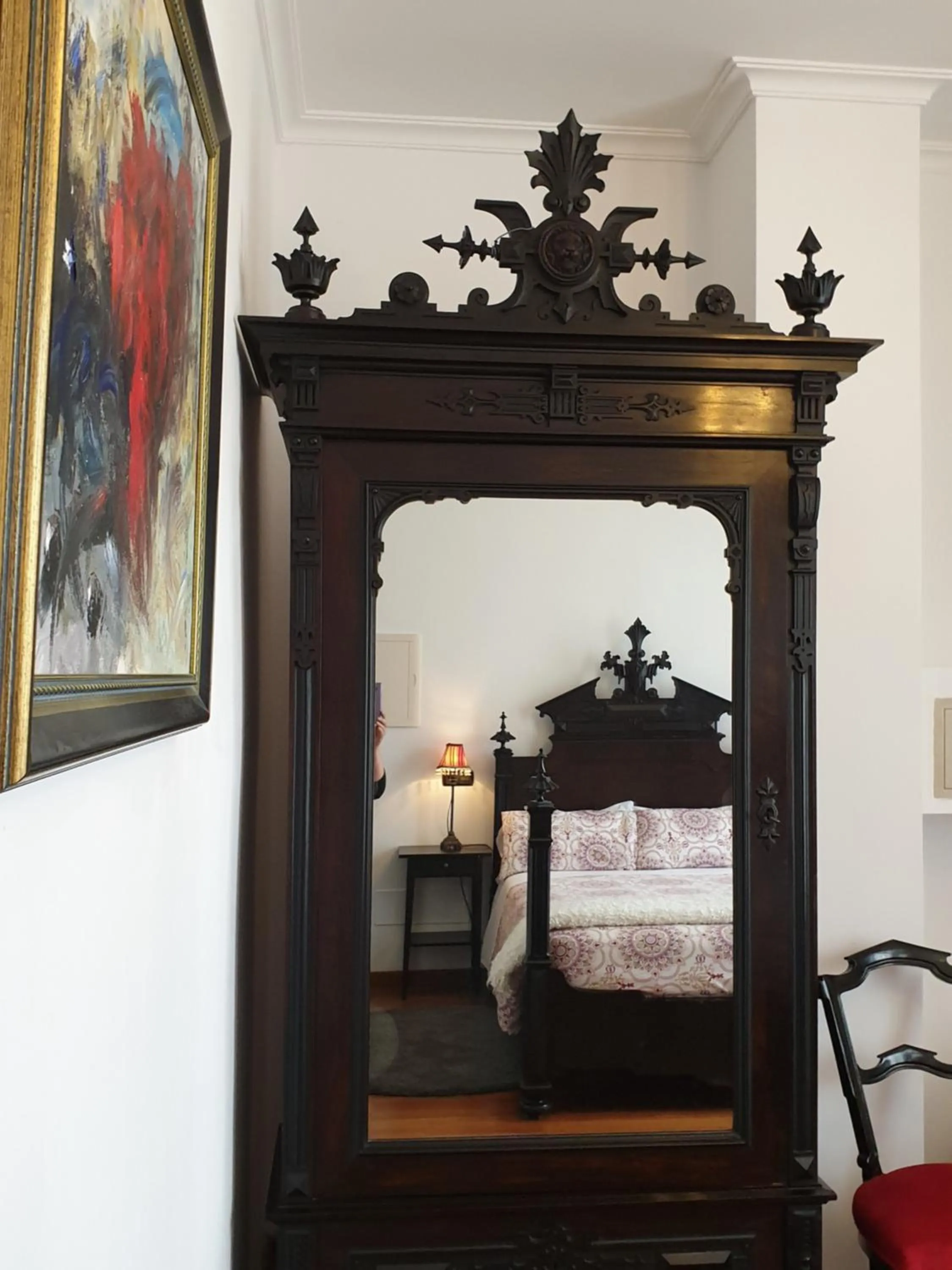 Decorative detail, Bed in Hotel Segles - Turismo de Interior