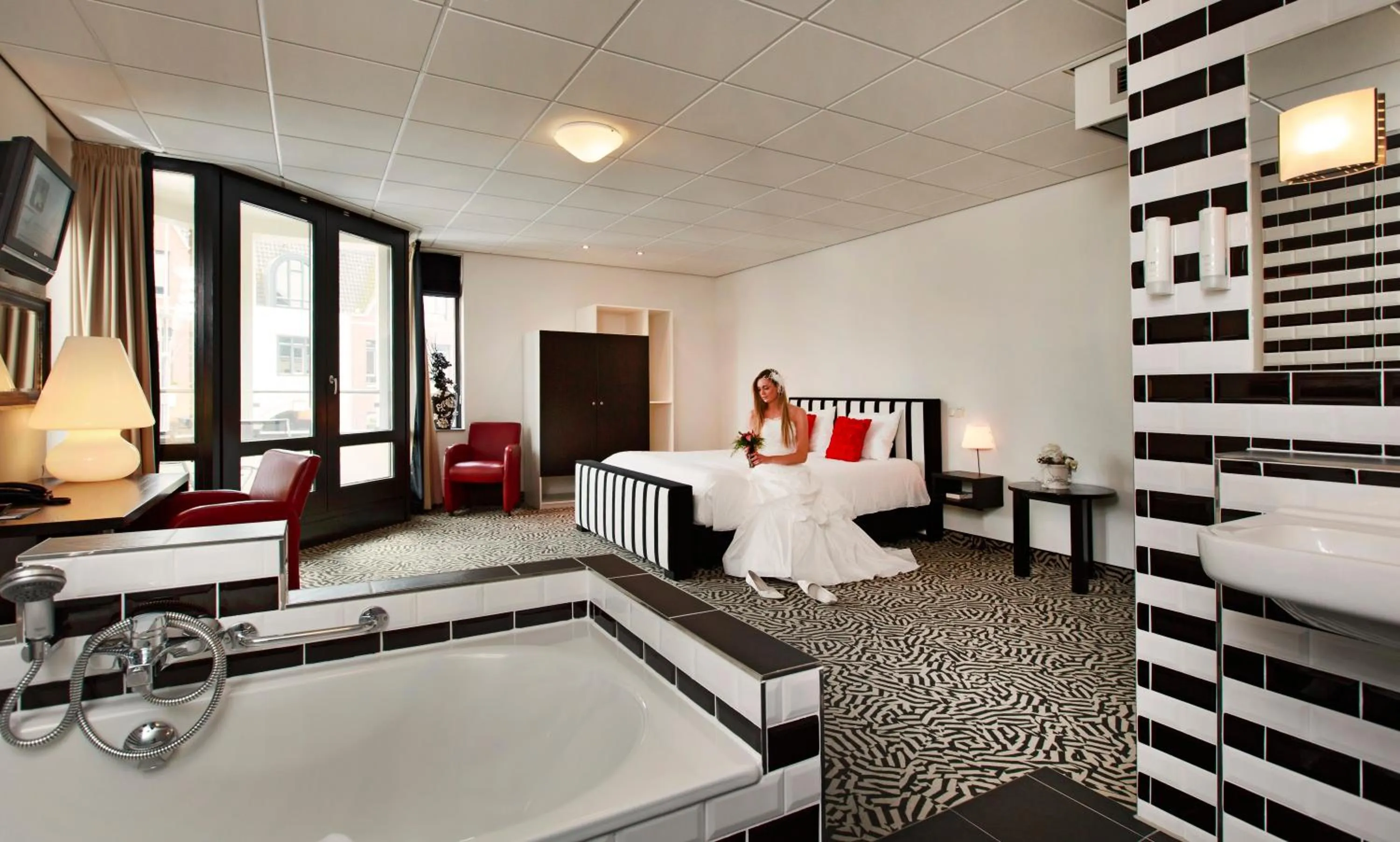 Bed in Hotel De Schout