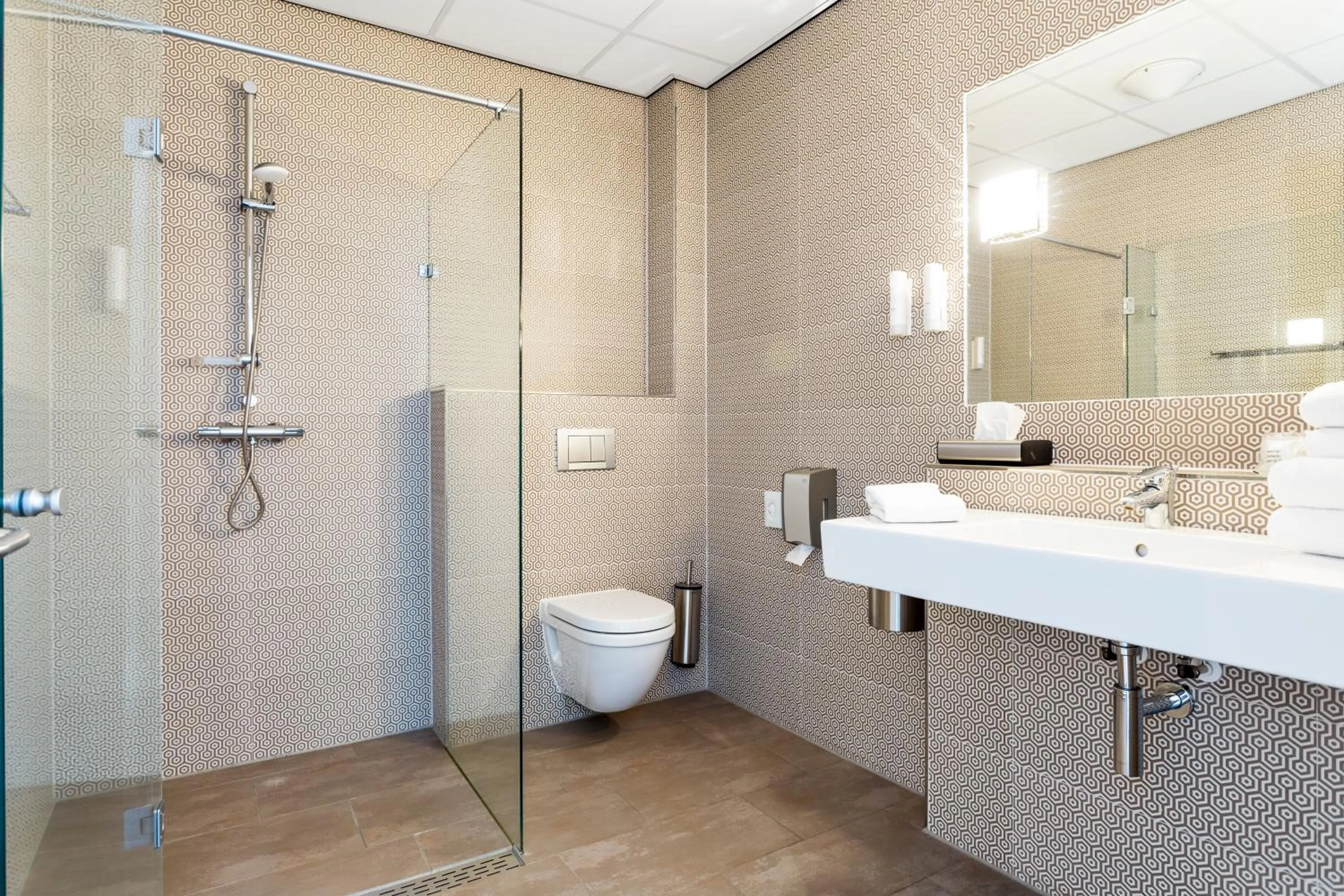 Bathroom in Hotel De Schout