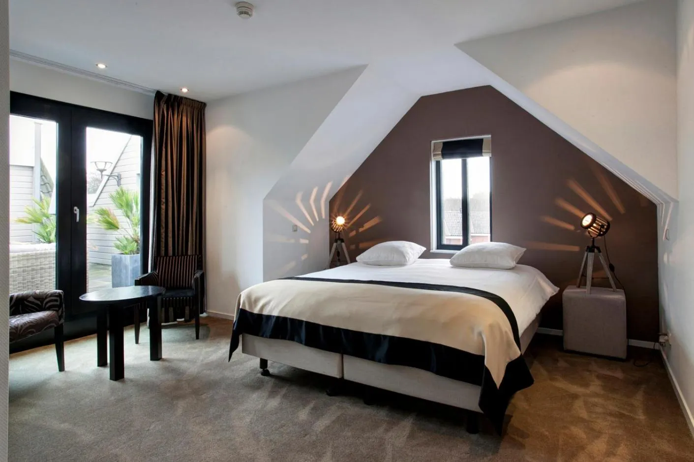 Bedroom, Bed in Hotel De Schout