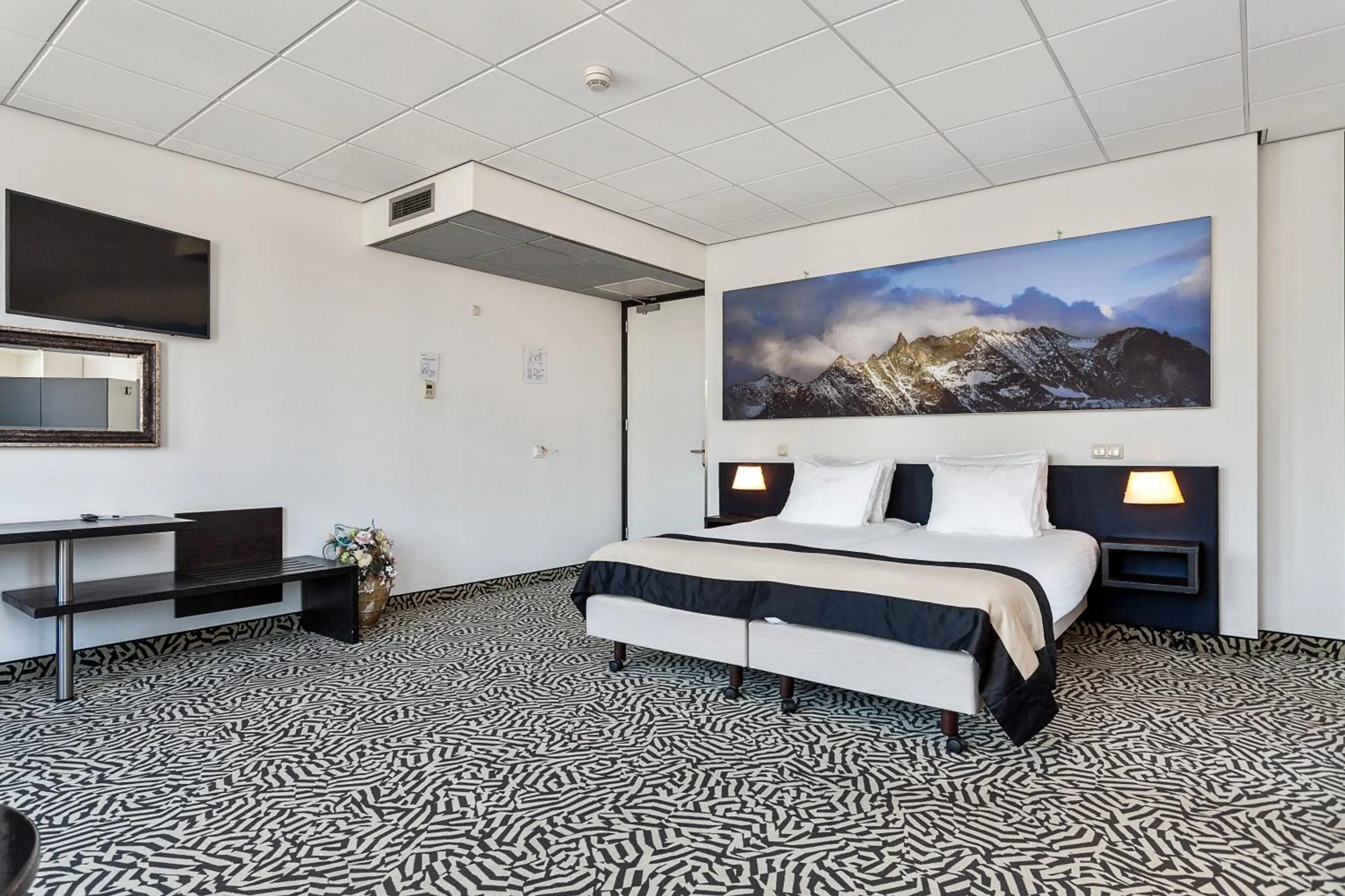 Bedroom, Bed in Hotel De Schout