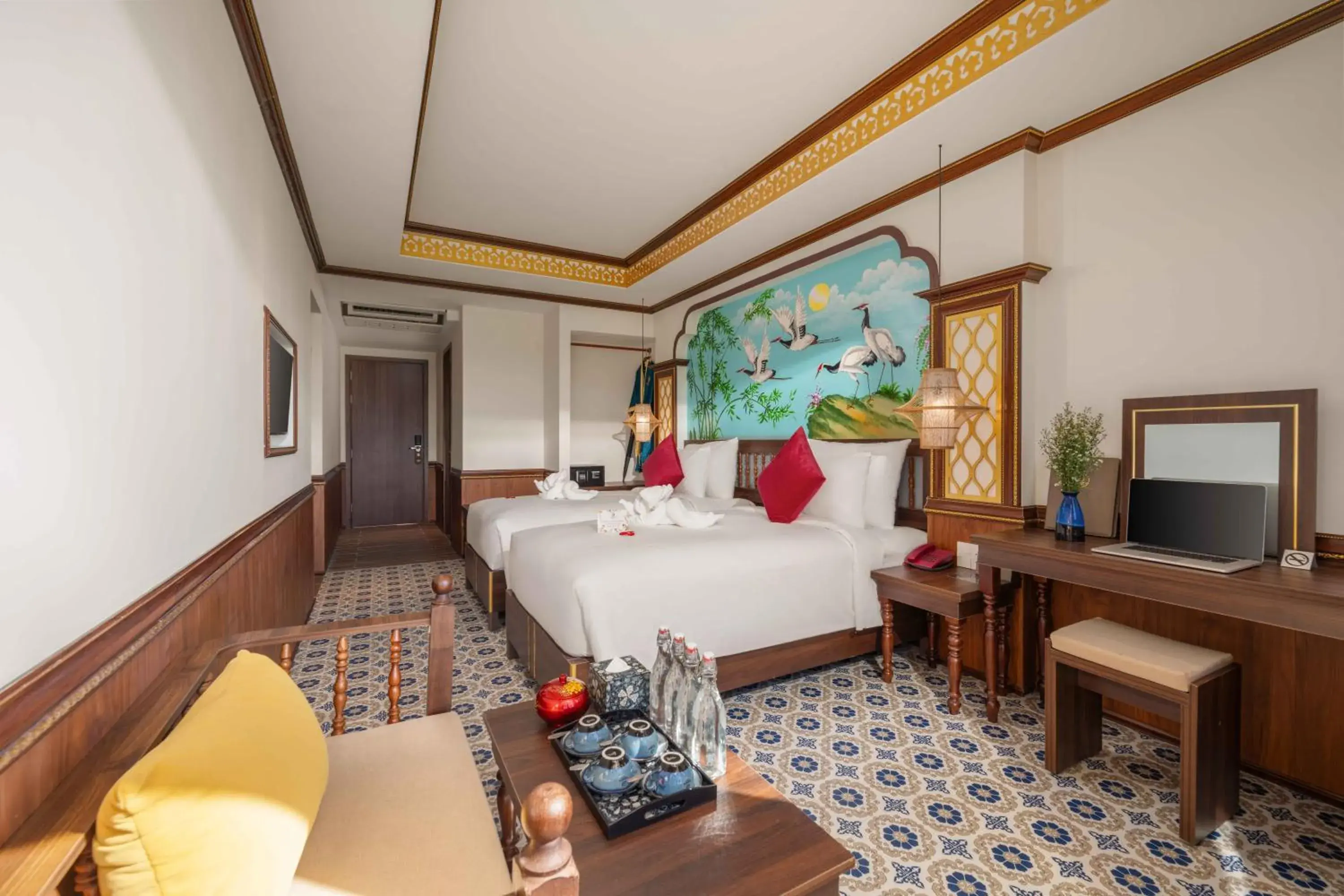 Premium Family Connecting, Bathtub, Balcony with Riverside View in Soleil by Soluna - A Charming Touch of Hoi An Heritage - formerly Hoi An Babylon Luxury Hotel Premium Family Connecting, Bathtub, Balcony with Riverside View in Soleil by Soluna - A Charming Touch of Hoi An Heritage - formerly Hoi An Babylon Luxury Hotel