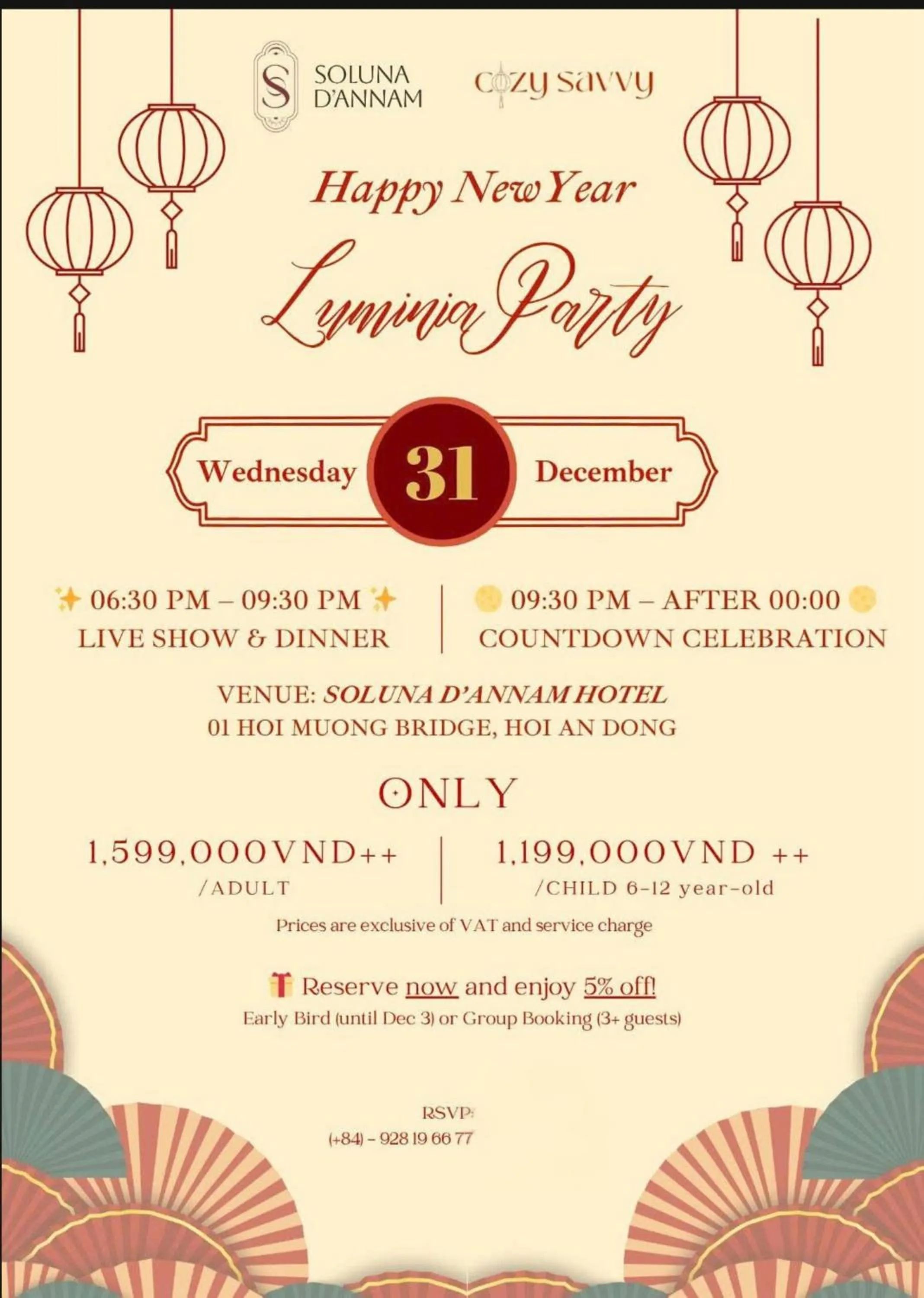 Evening entertainment in Soleil by Soluna - A Charming Touch of Hoi An Heritage - formerly Hoi An Babylon Luxury Hotel