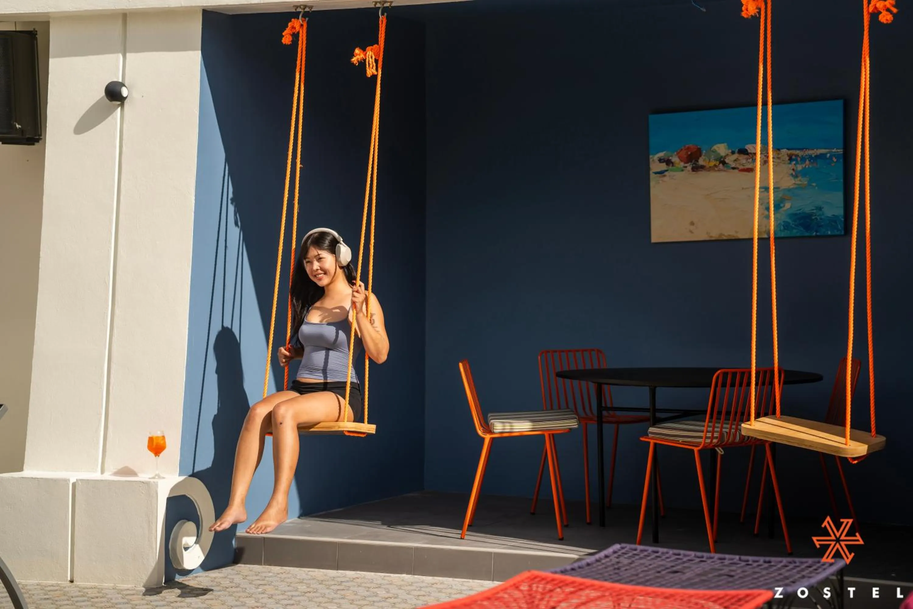 Lounge or bar in Zostel Phuket