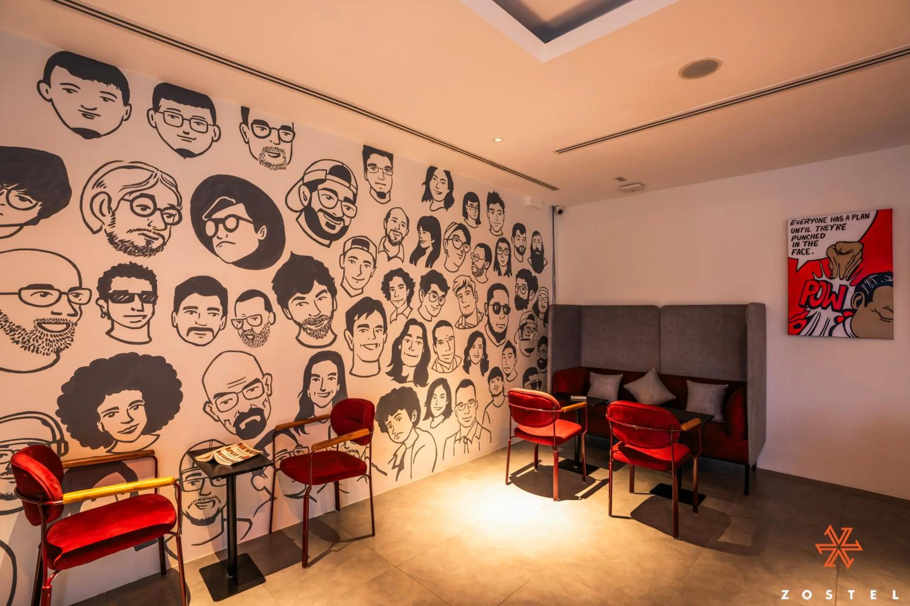 Lounge or bar in Zostel Phuket