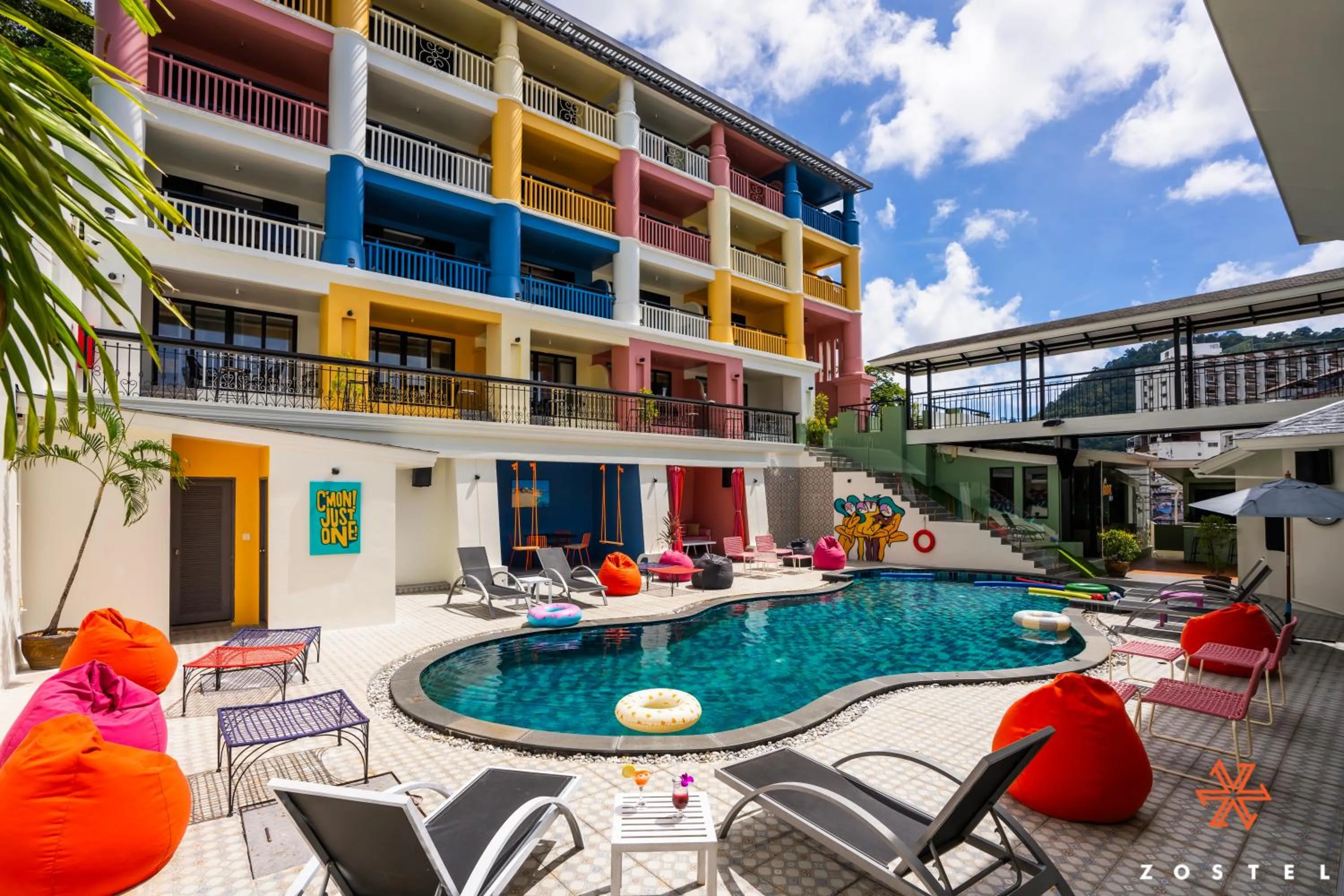 Balcony/Terrace in Zostel Phuket