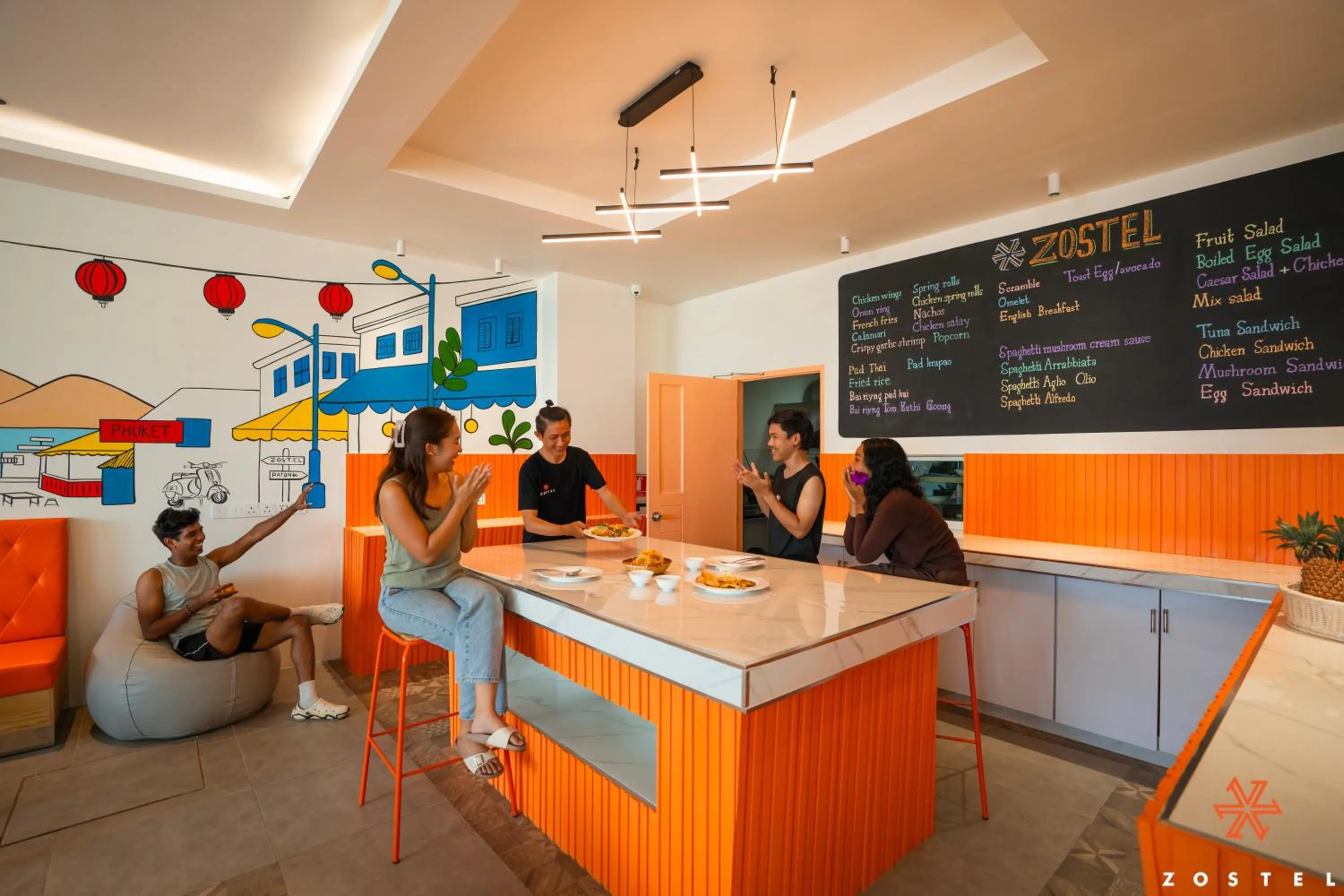 Restaurant/places to eat in Zostel Phuket