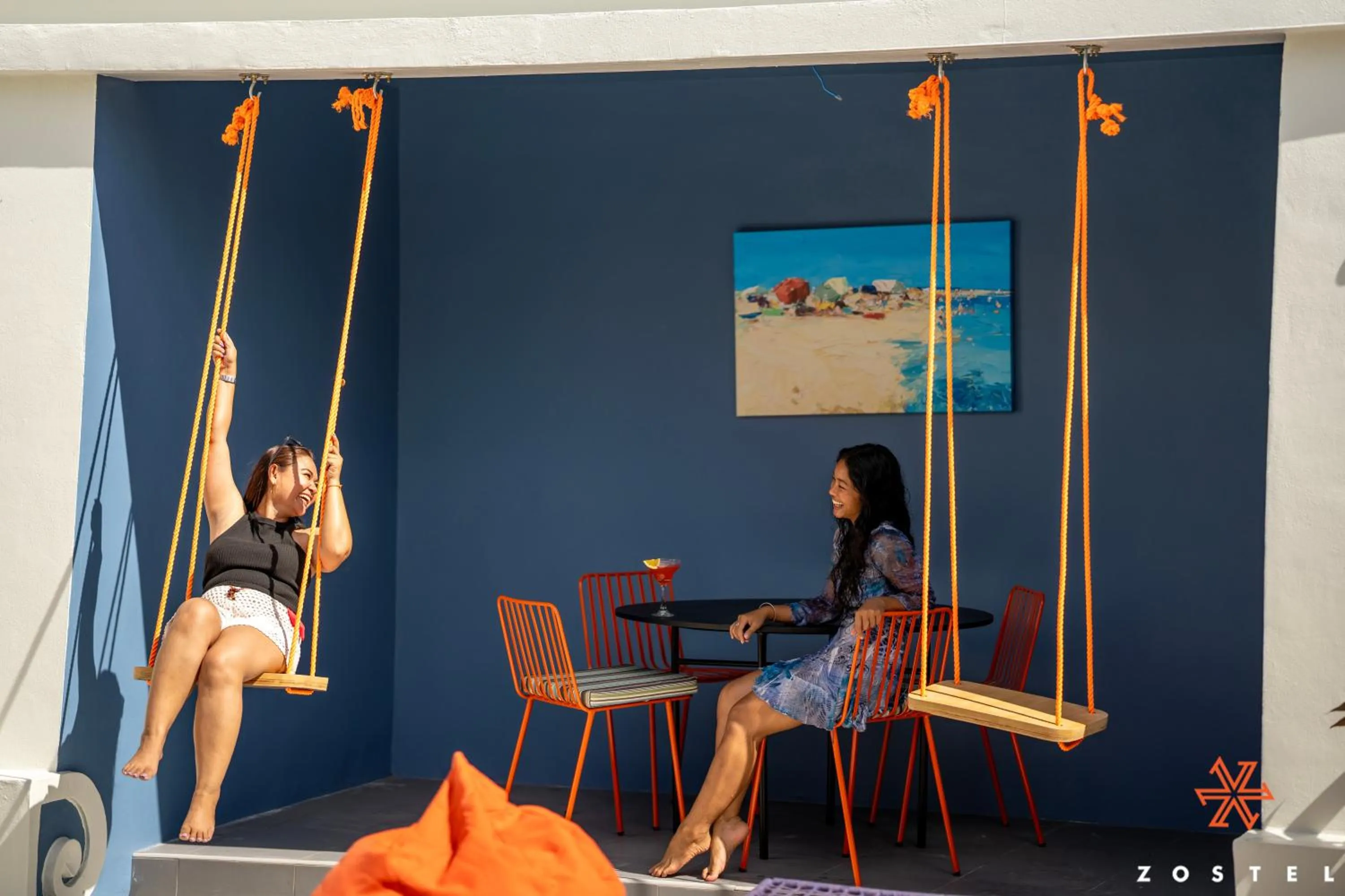 Lounge or bar in Zostel Phuket