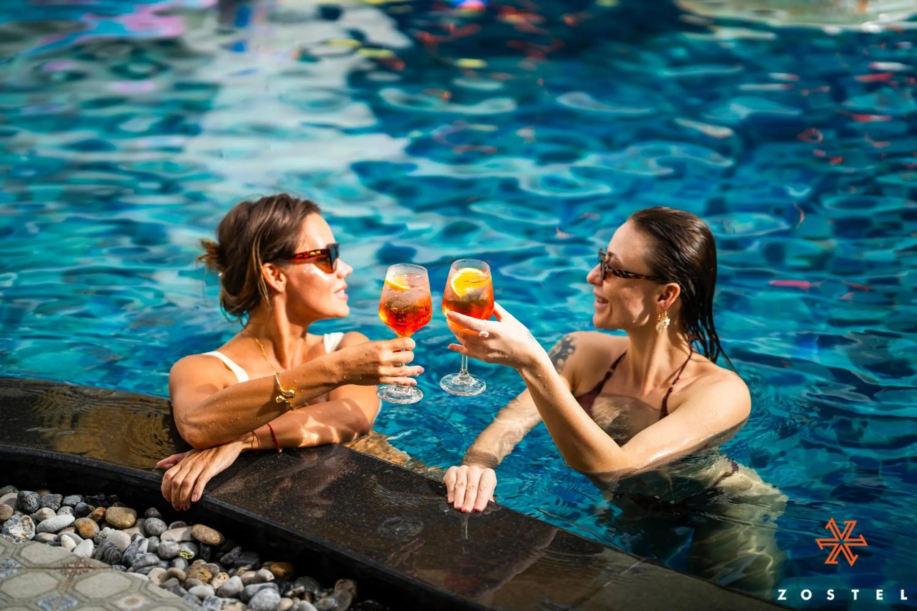 Swimming pool in Zostel Phuket