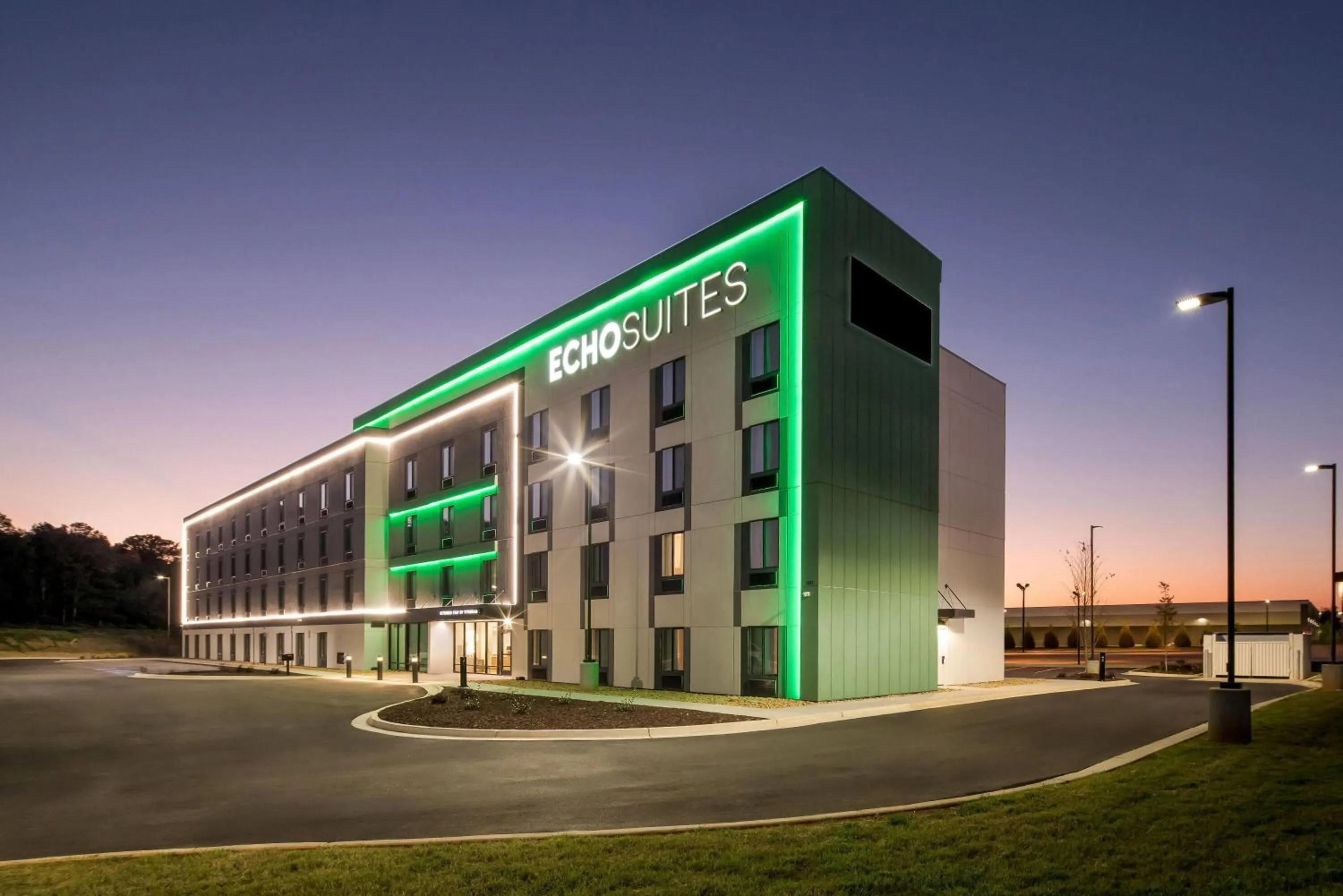 Property building in Echo Suites Extended Stay by Wyndham Atlanta-Conyers