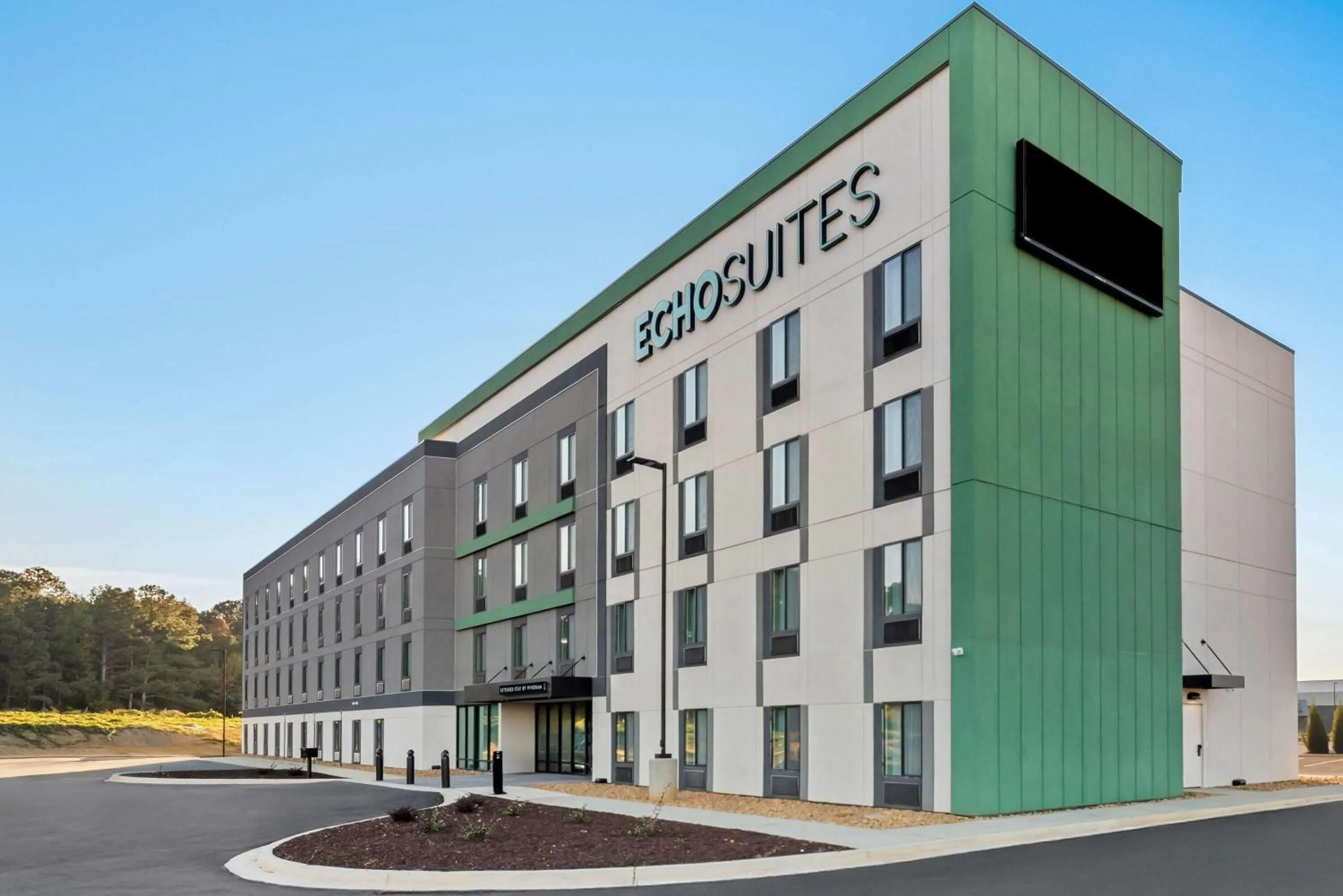 Property building in Echo Suites Extended Stay by Wyndham Atlanta-Conyers