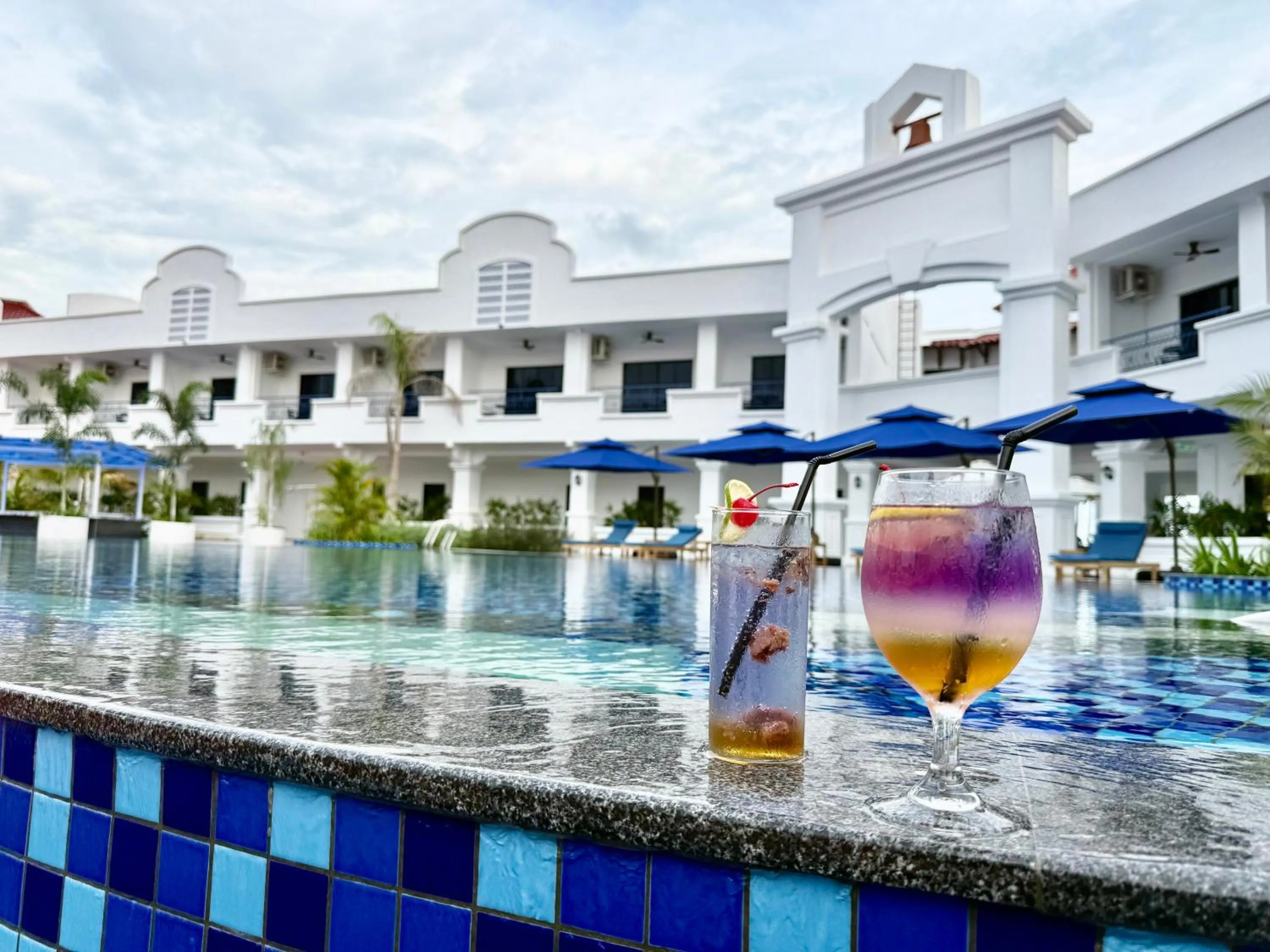Pool view in The Lisbon Melaka, Trademark Collection by Wyndham
